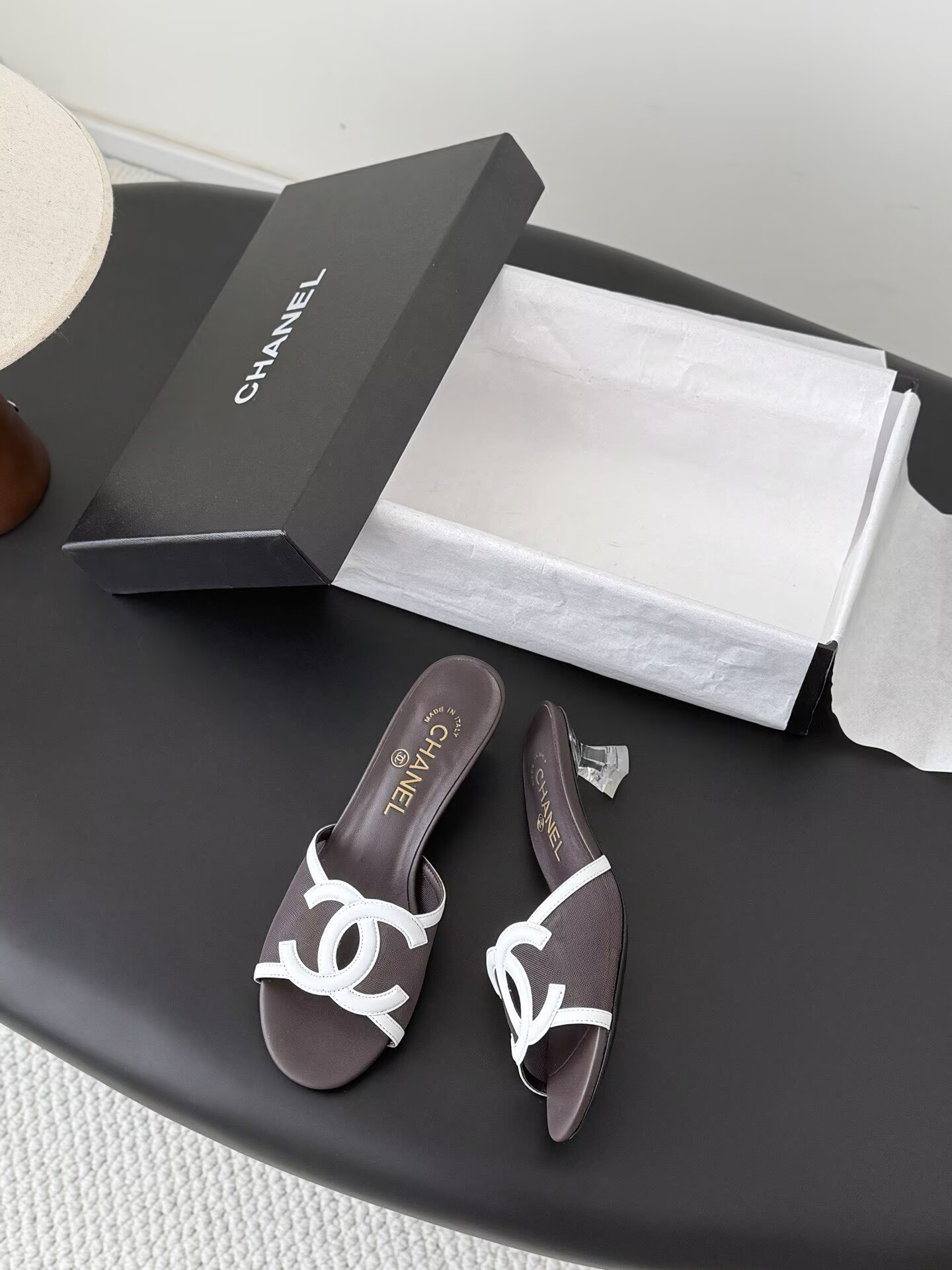 UA Chanel Sandals 4.5cm Heel