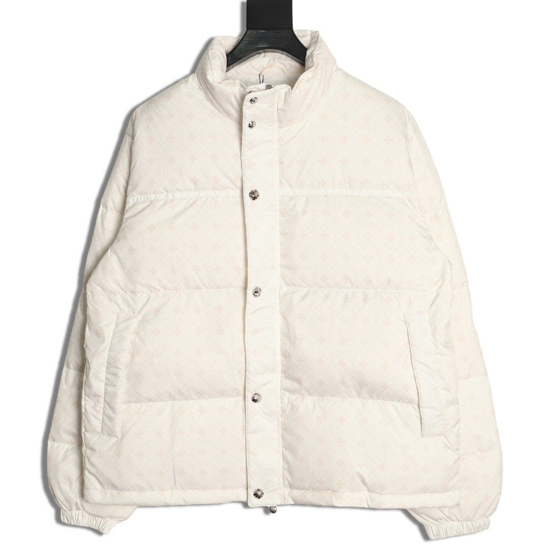 Ch*0me He**ts short puffer jacket