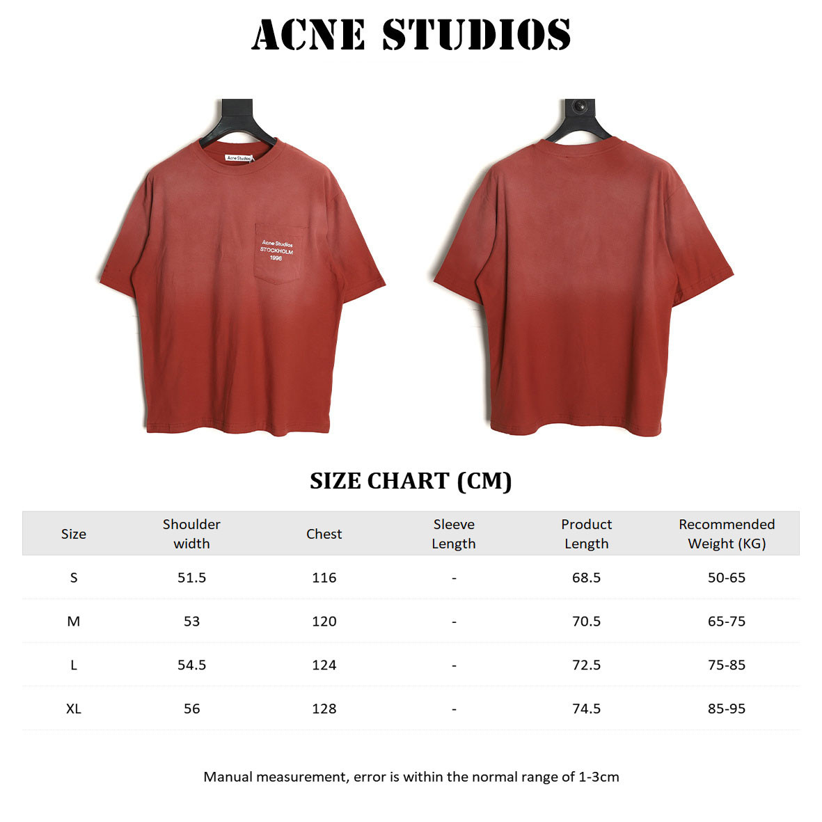 Acne Studios 26SS Short-sleeved T-shirt