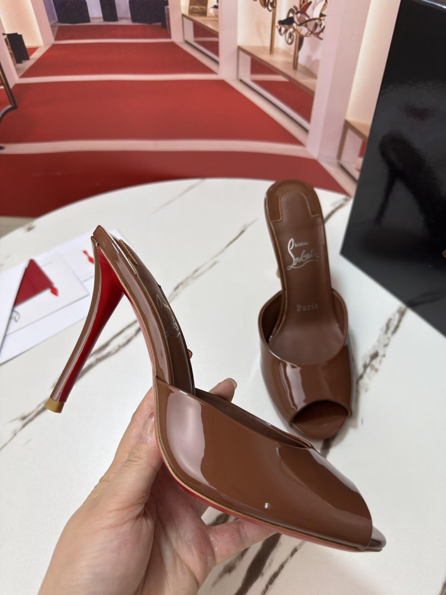 ua Chr1st1an louboutin me dolly mules 10cm heel