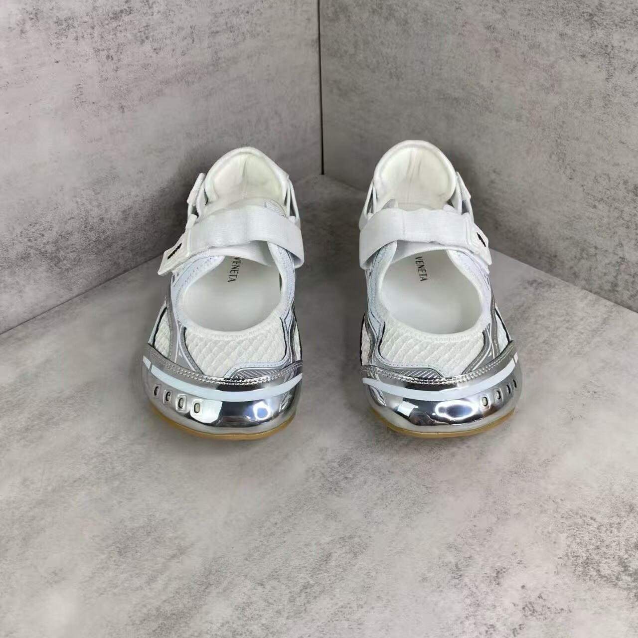 UA Bottega Veneta Orbit Flash Mary-Jane Sneaker
