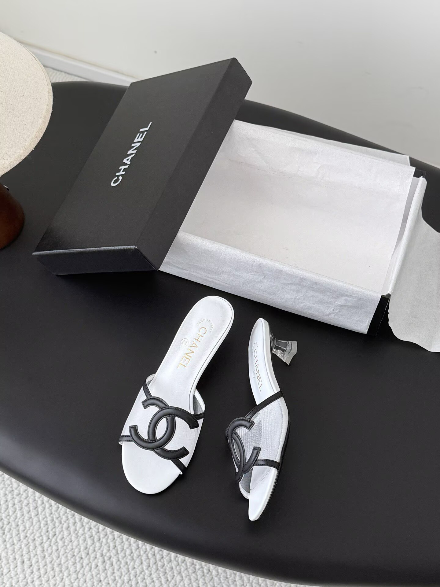 UA Chanel Sandals 4.5cm Heel