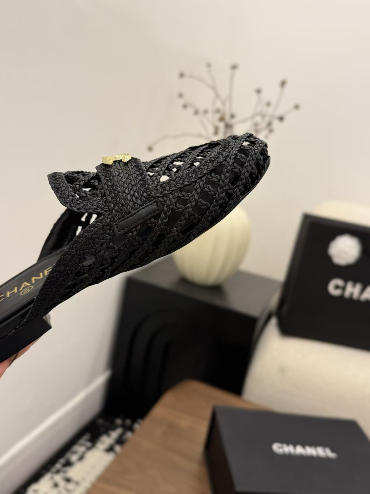 UA Chanel Mules