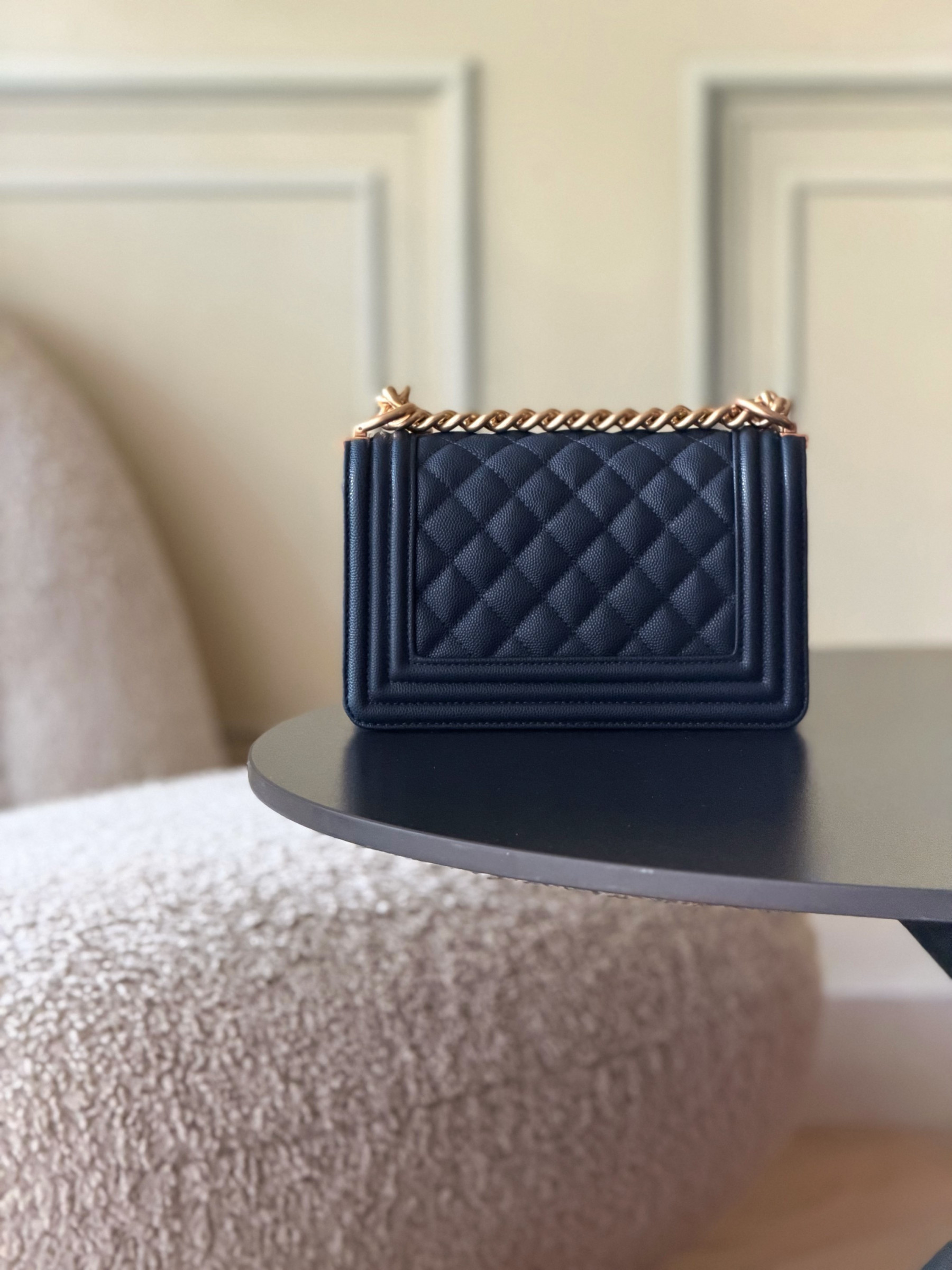 Chanel Boy Handbag 12x20x7cm
