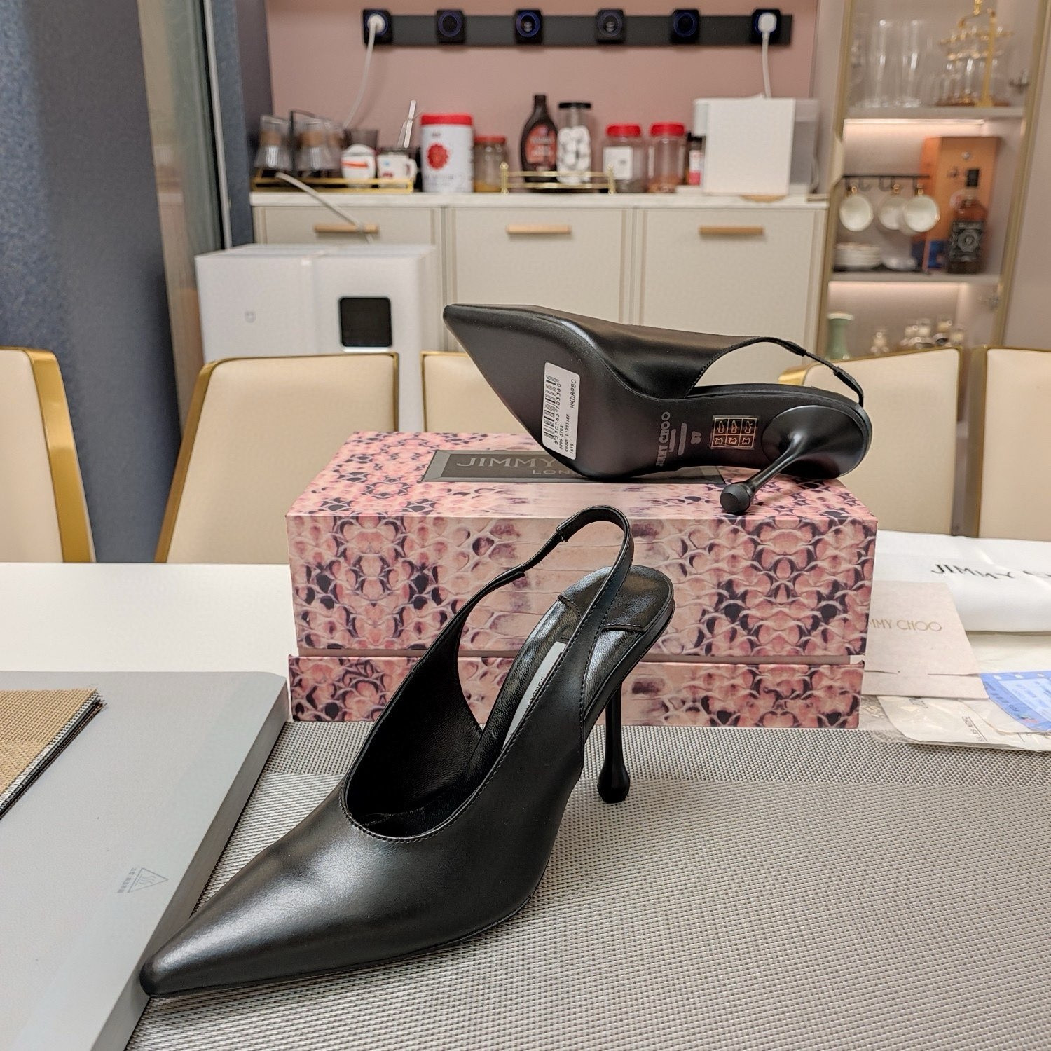 ua J1m*y Ch00 leather pumps 100mm
