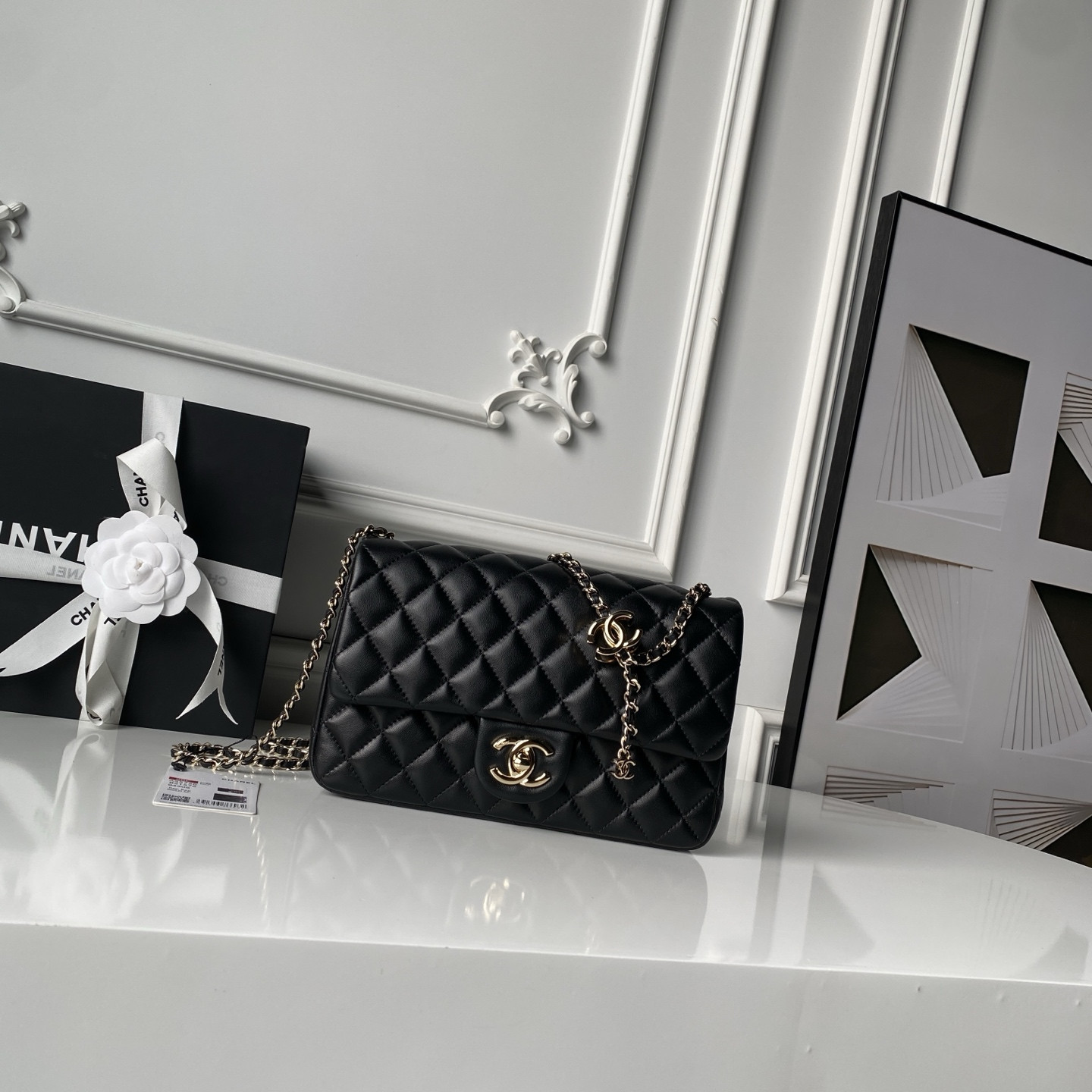 Chanel Classic Flap Handbag CF AS5756 14.5x23.5x7cm