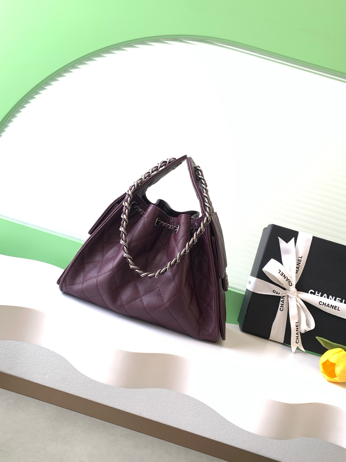 CHANEL 25C Bucket BAG 30x26x14cm