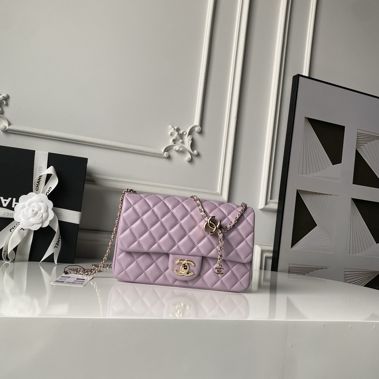 Chanel Classic Flap Handbag CF AS5756 14.5x23.5x7cm