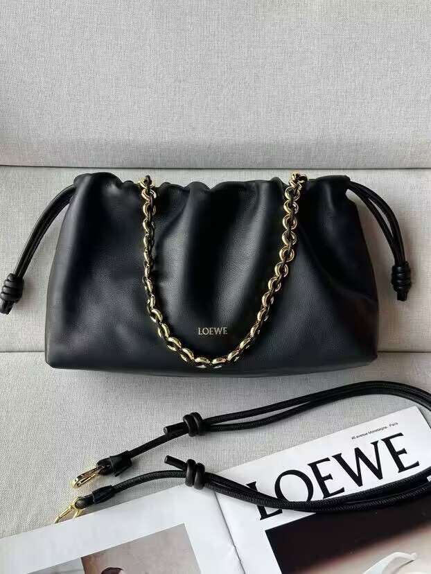 L0ew* Medium Flamenco purse in mellow nappa lambskin 30x10.5x20cm