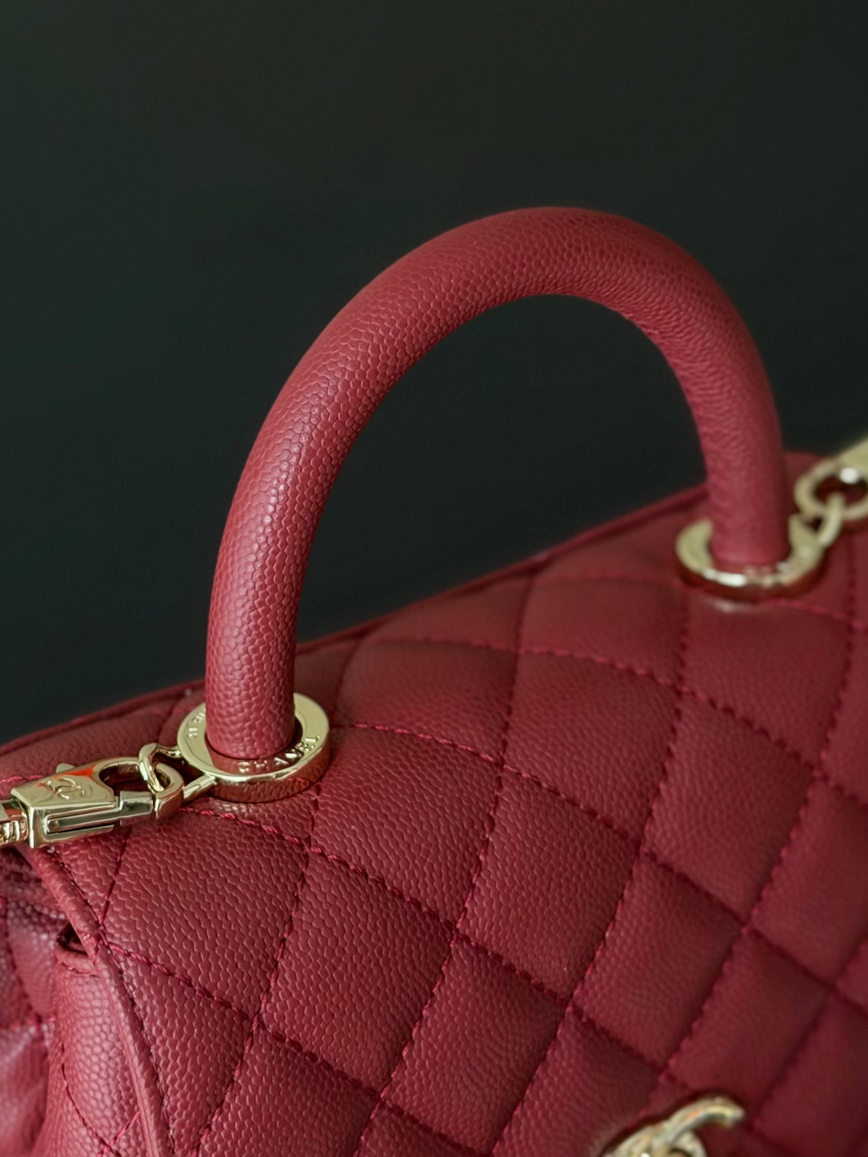 CHANEL mini coco handle 13x19x9cm