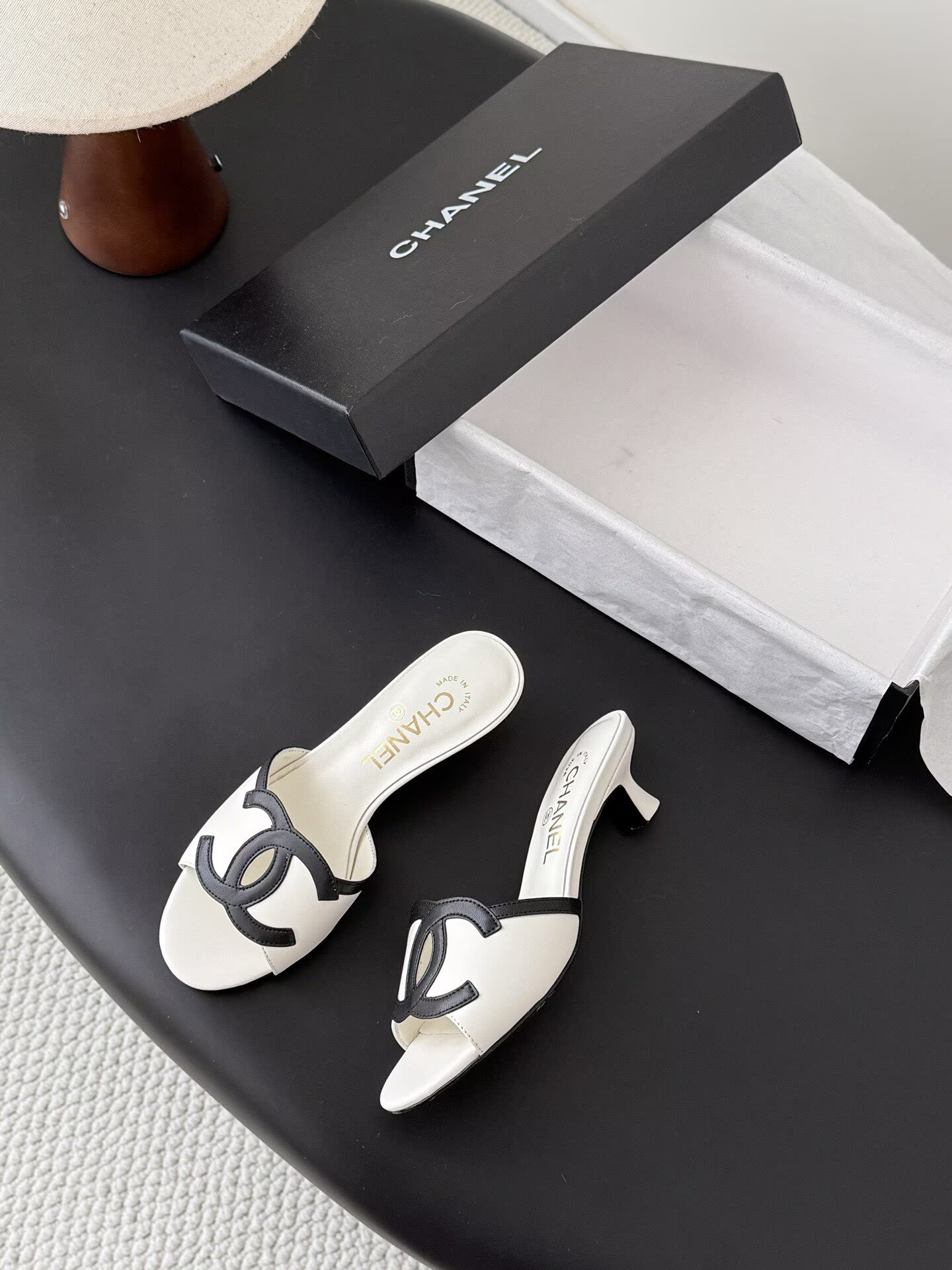 UA Chanel Sandals 4.5cm Heel