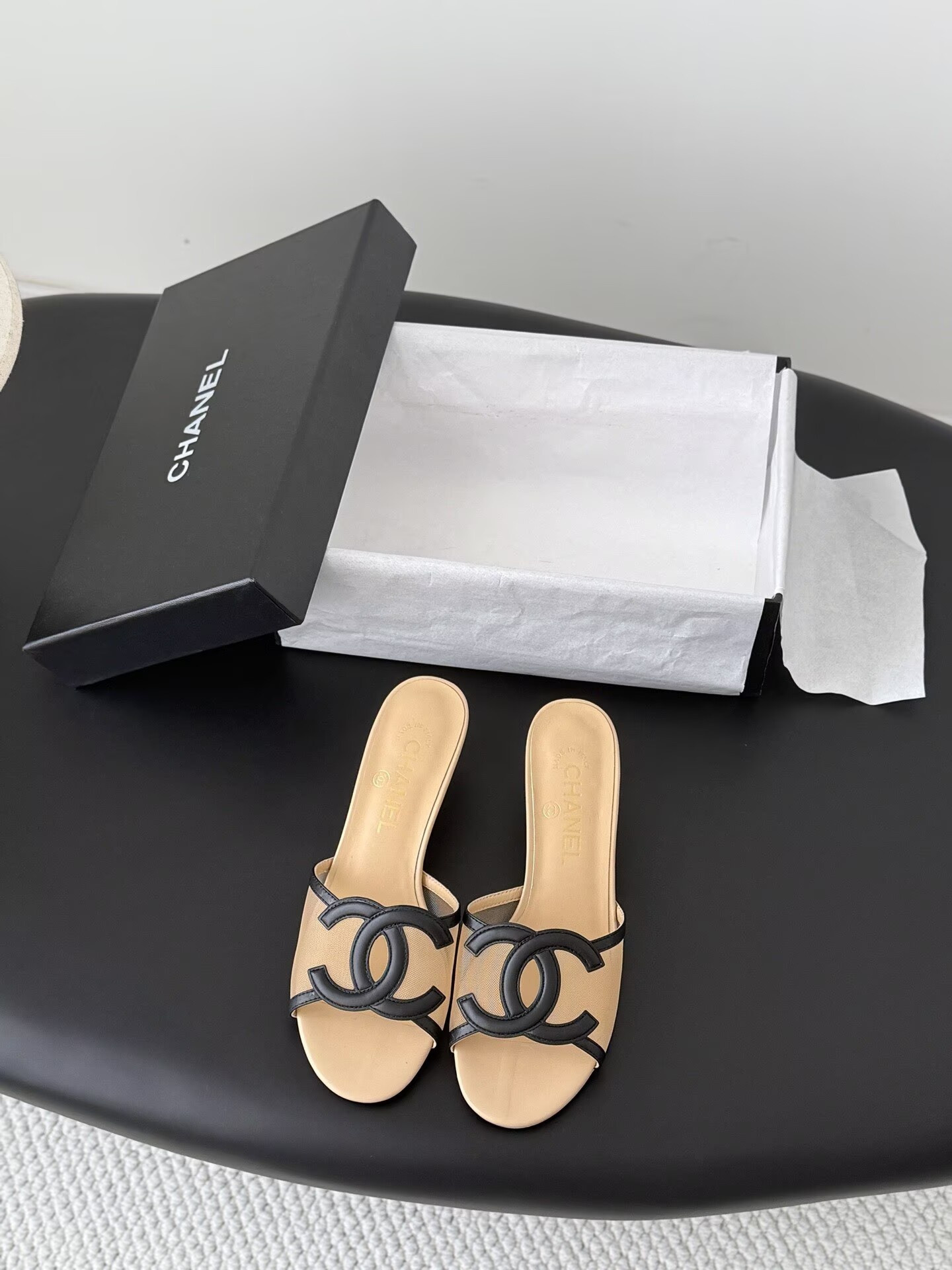 UA Chanel Sandals 4.5cm Heel