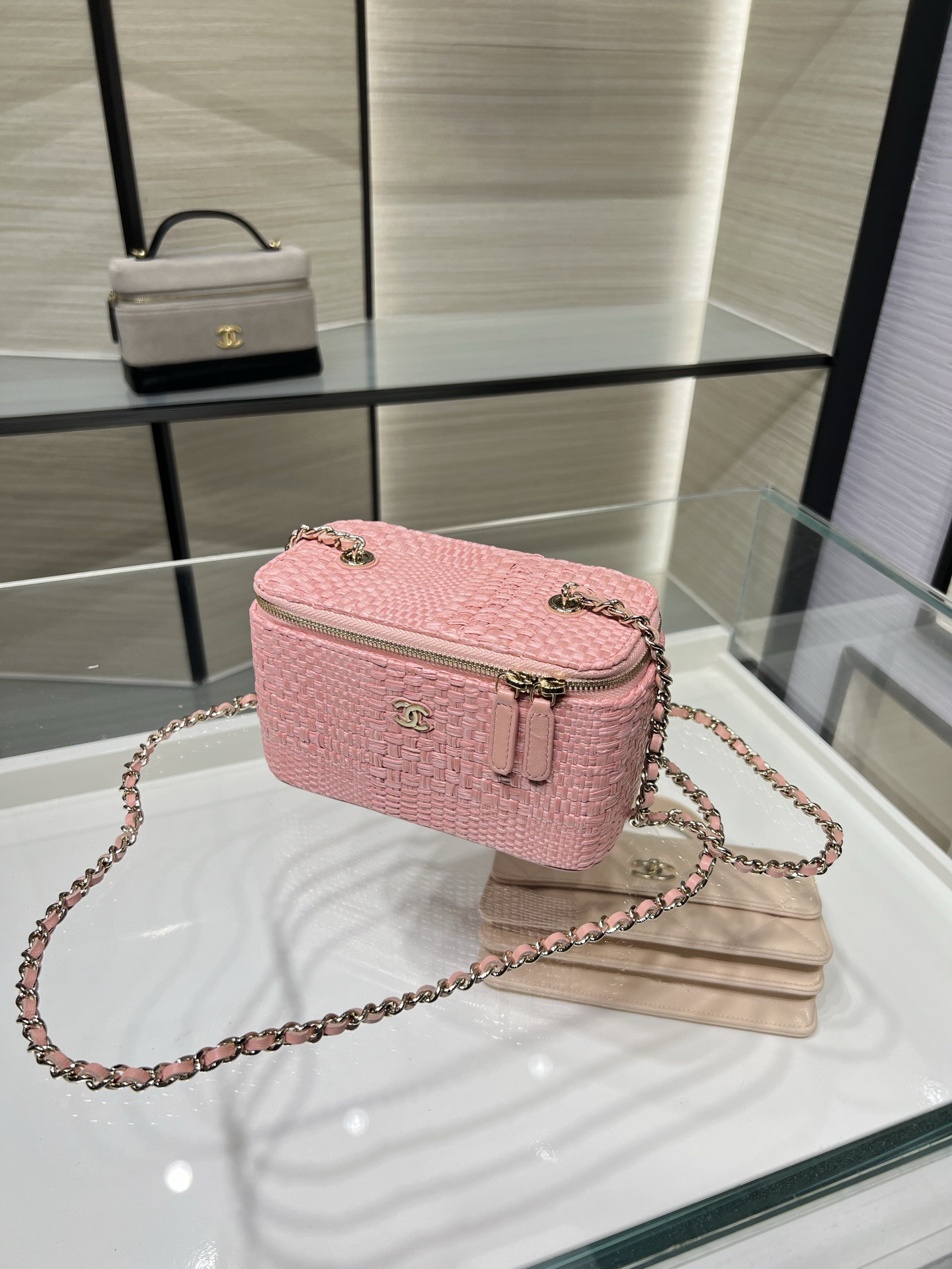 Chanel Classic Long Vanity with Chain AP1341 10x16x8cm