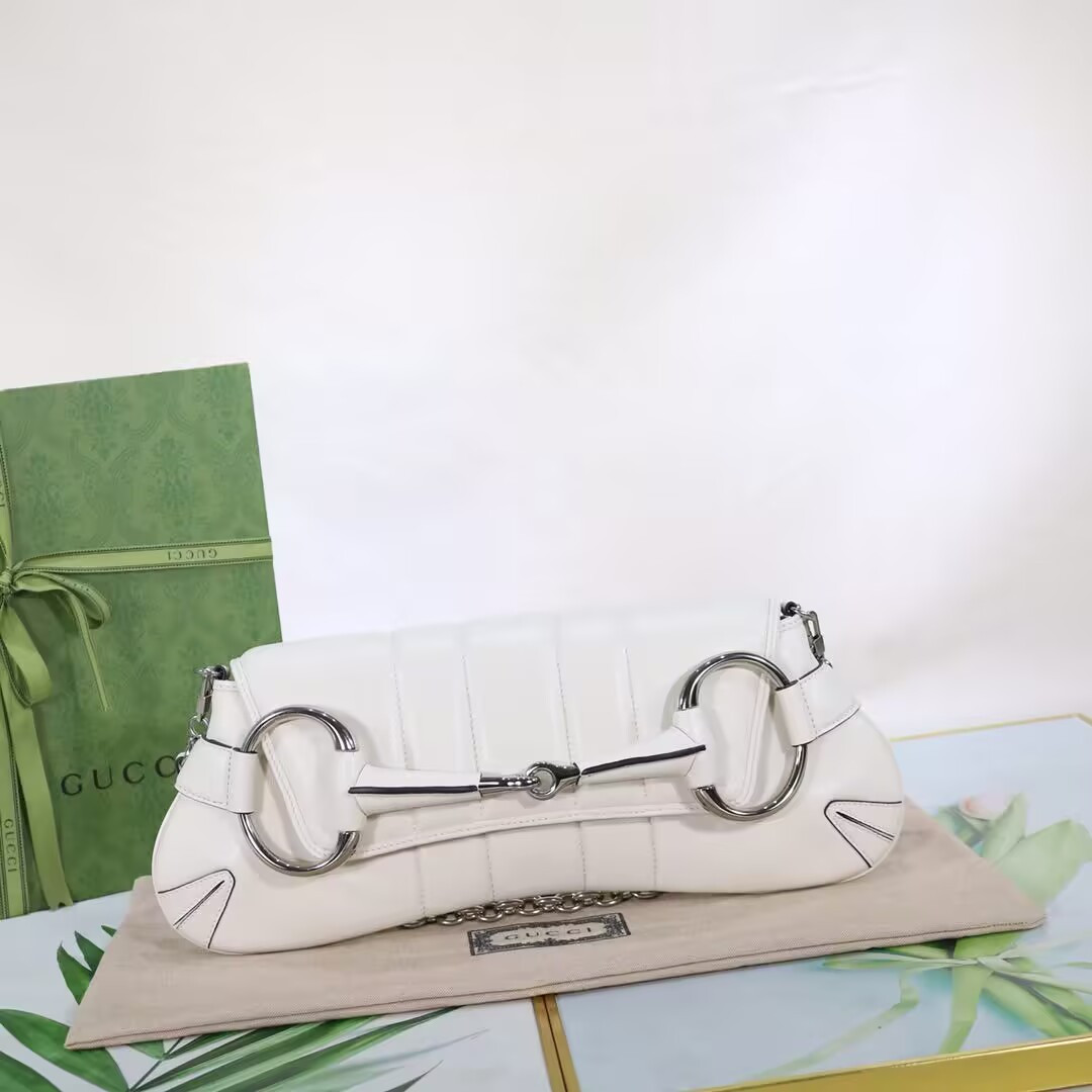 Gvc*1 horsebit chain shoulder bag 38x15x16cm