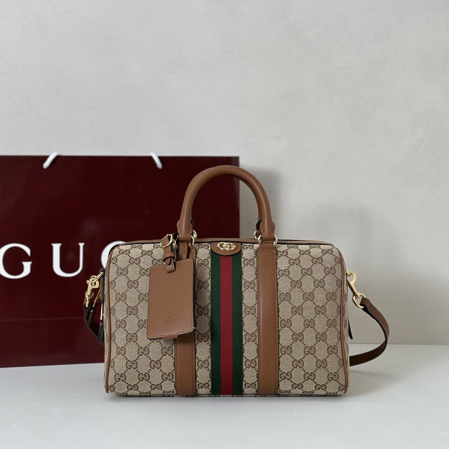 Gvc*1 Ophidia Medium Boston Bag 30x16x20cm