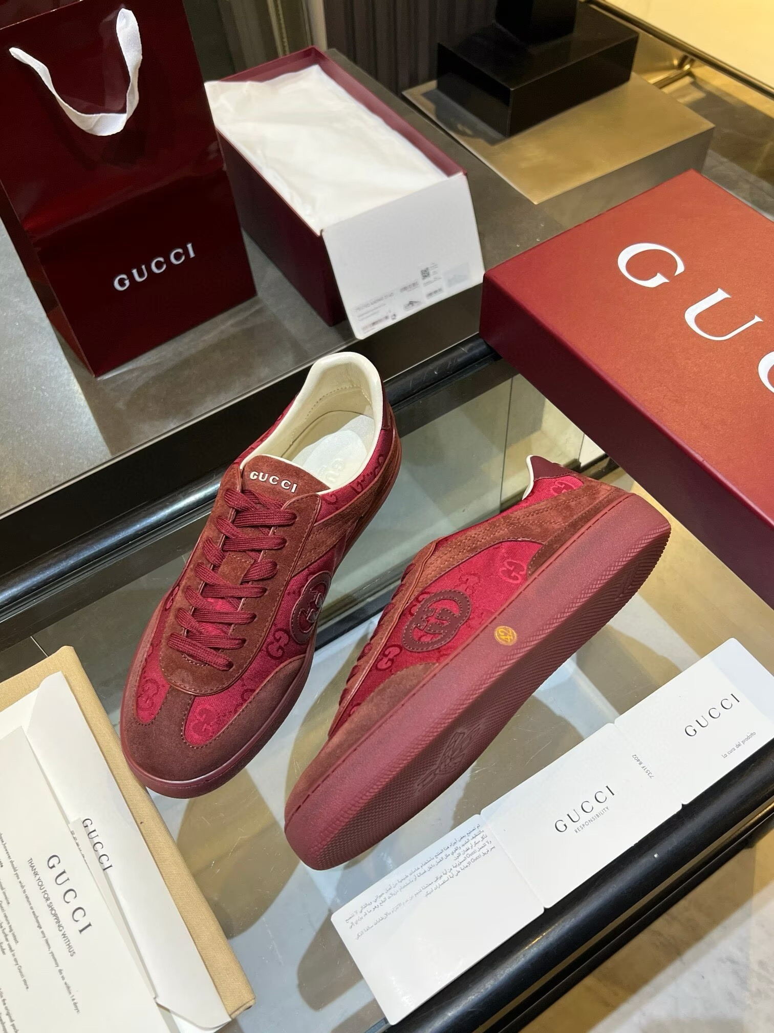 ua Gvc*1 g75 sneaker rosso ancora