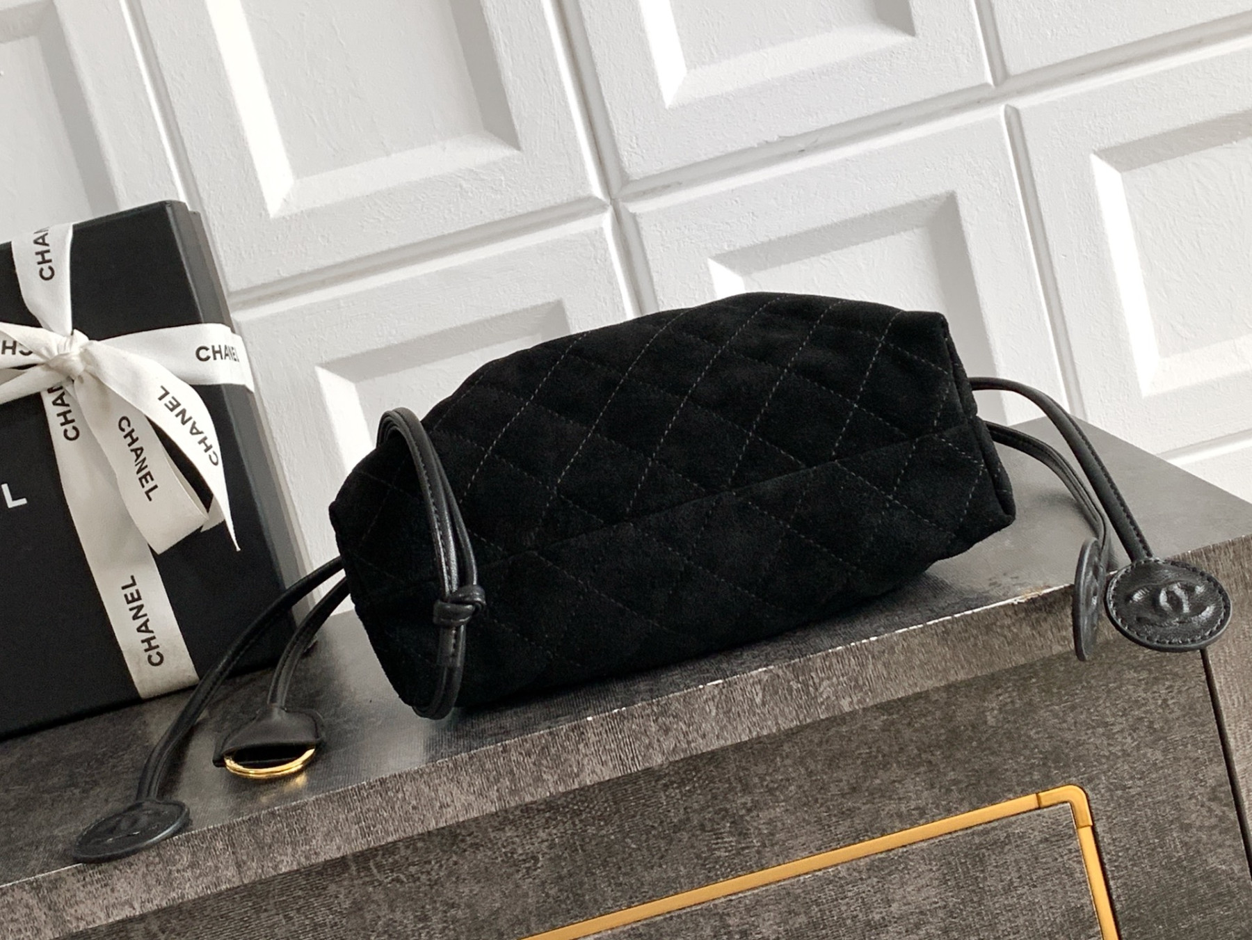 Chanel Clutch with Leather Strap AP5227 17x22x8cm
