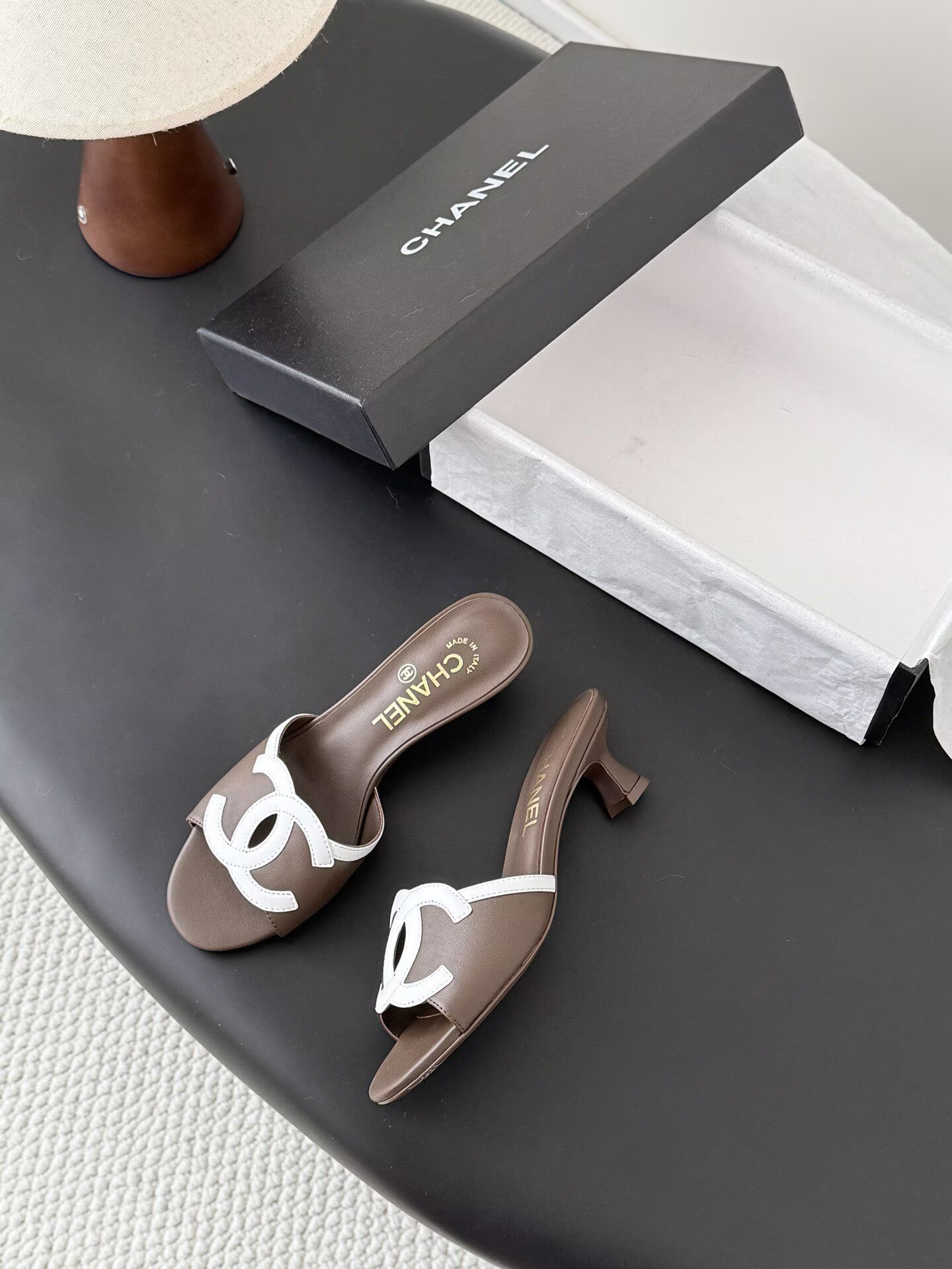 UA Chanel Sandals 4.5cm Heel