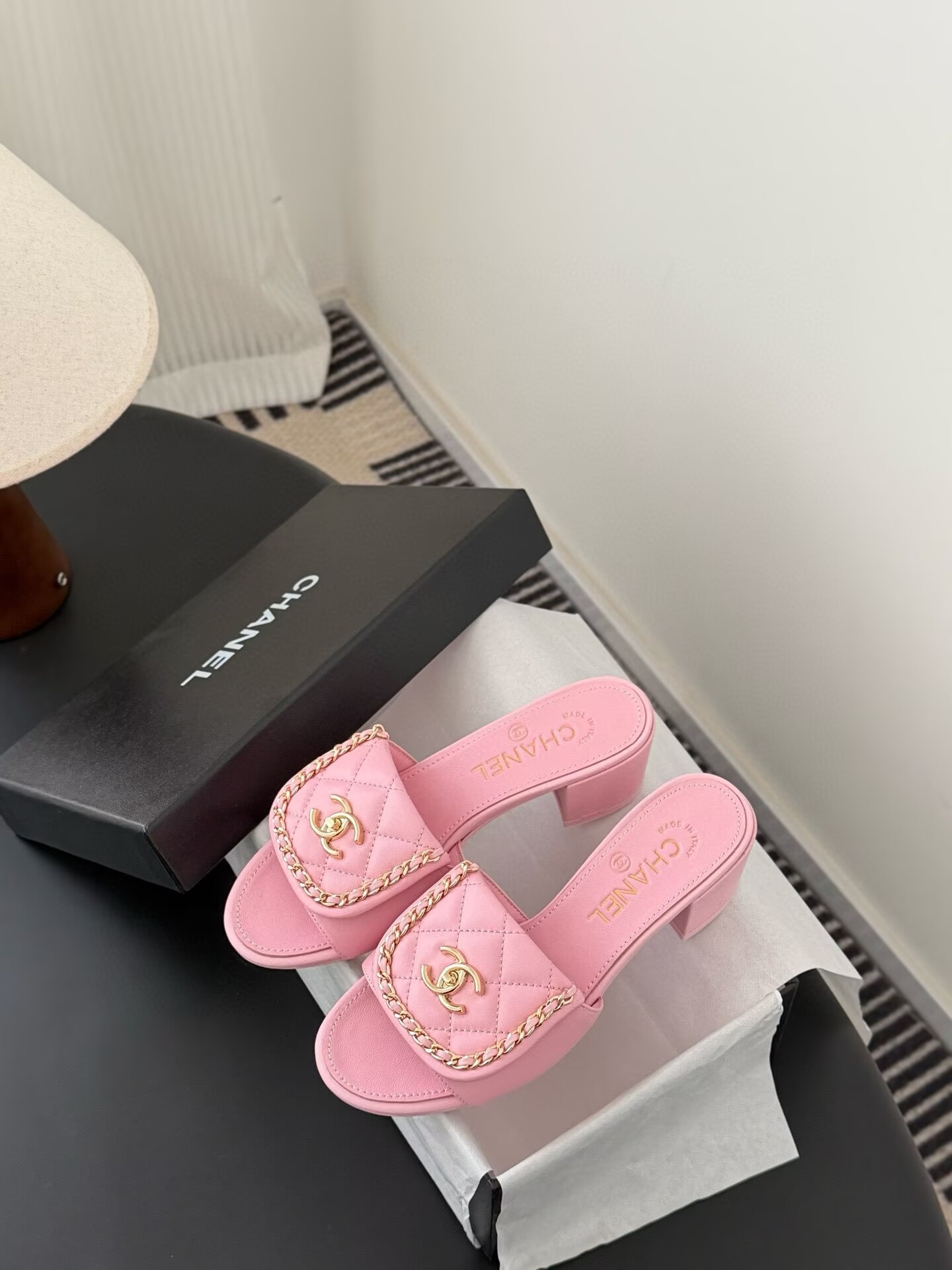 UA Chanel Slippers