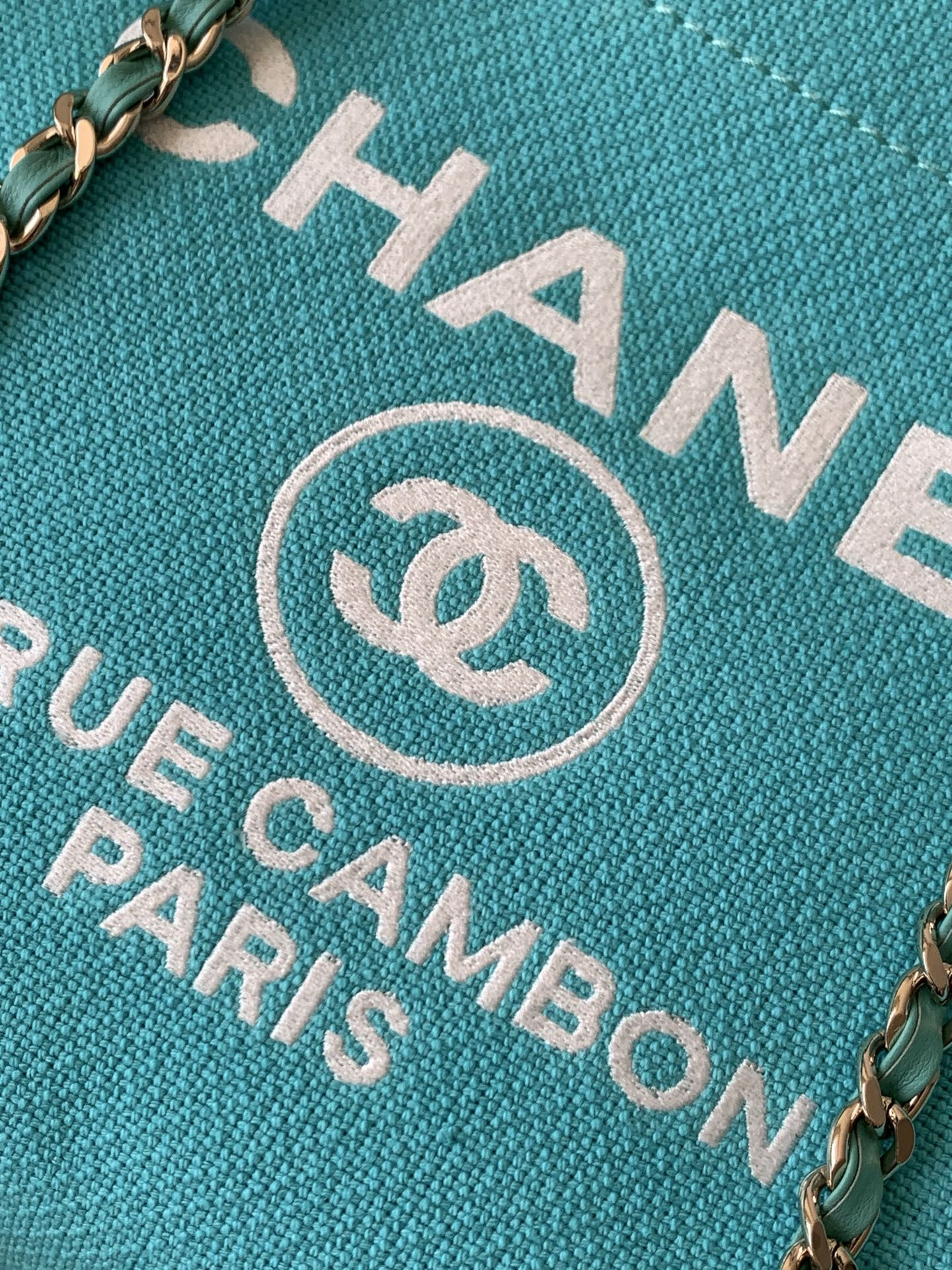 Chanel Deauville Tote Shopping Bag 33x22x13cm