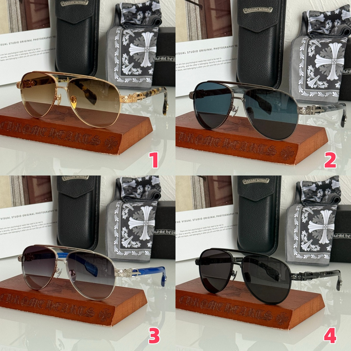Ch*0me He**ts glasses ch8278 62-14-154