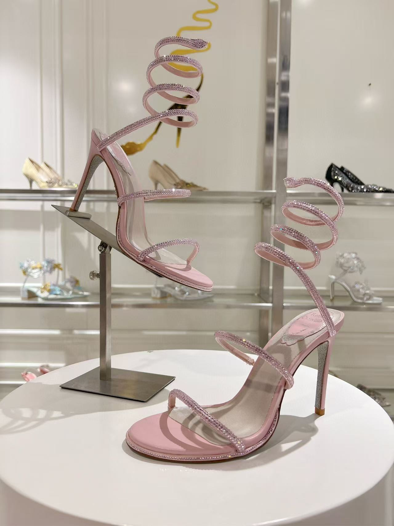UA RENÉ CAOVILLA Cleo Pumps Sandals 95mm