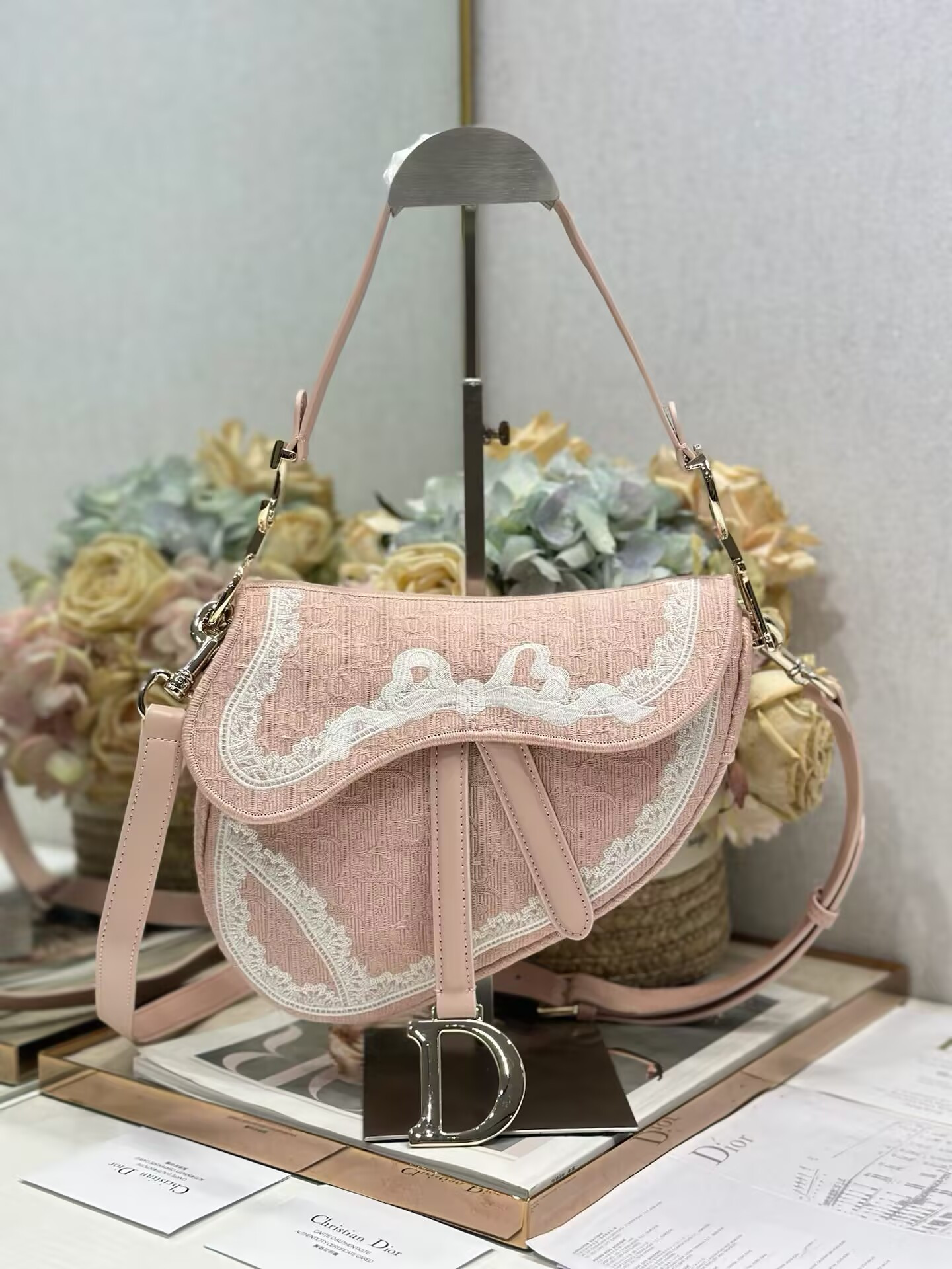 Dior Saddle Bag 25.5x20x6.5cm