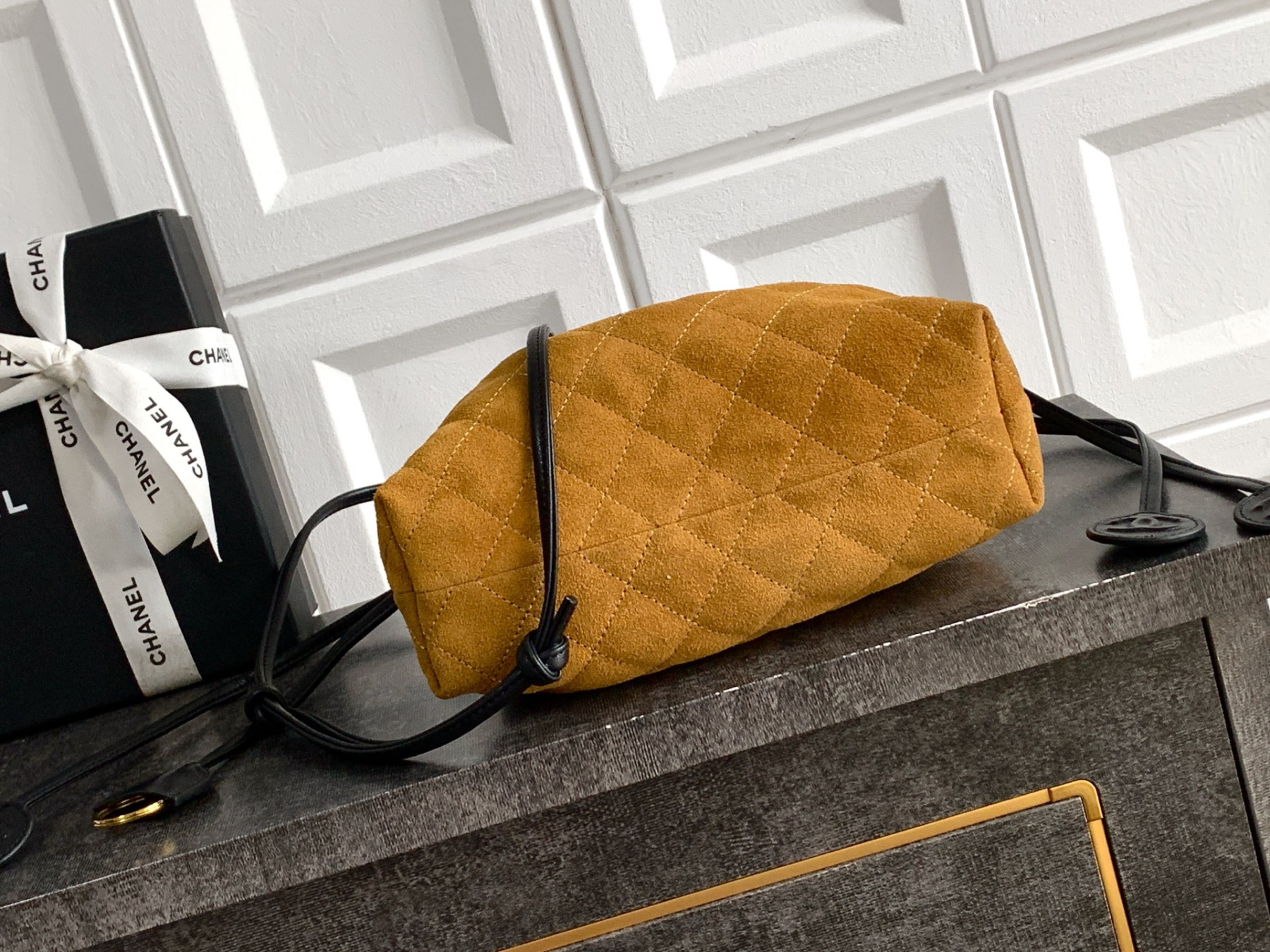 Chanel Clutch with Leather Strap AP5227 17x22x8cm