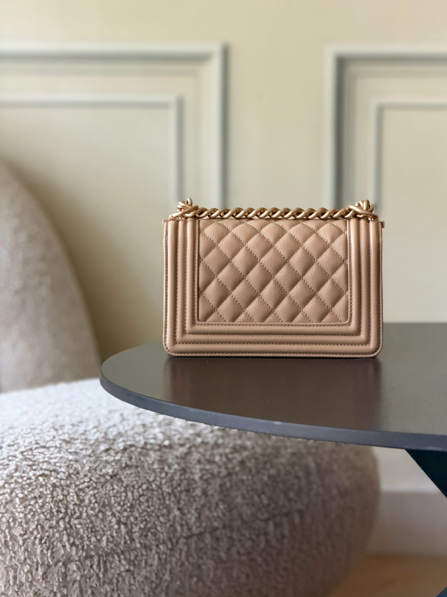 Chanel Boy Handbag 12x20x7cm