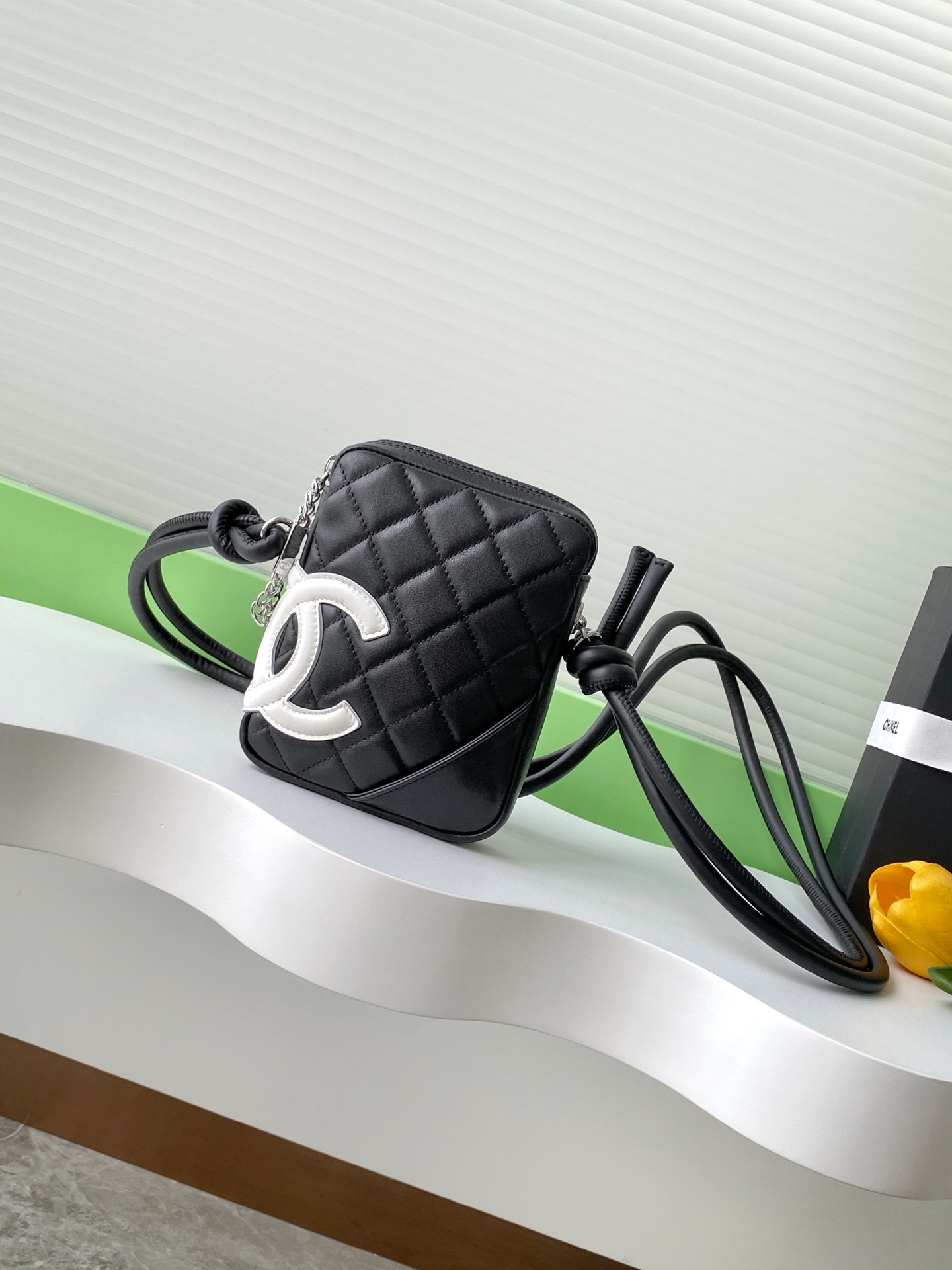 Chanel Cambon Line Crossbody Bag 13x15x3.5cm