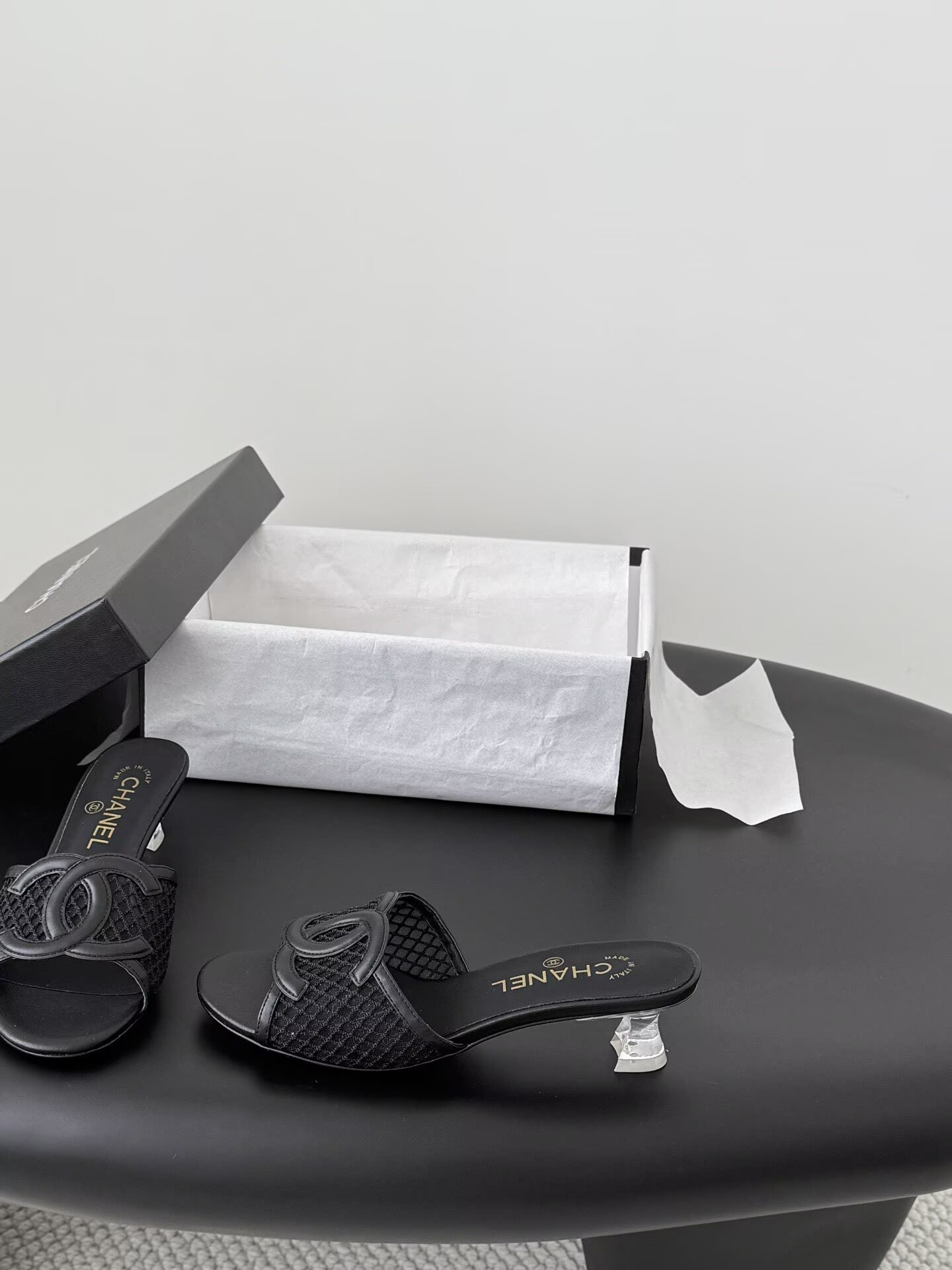 UA Chanel Sandals 4.5cm Heel