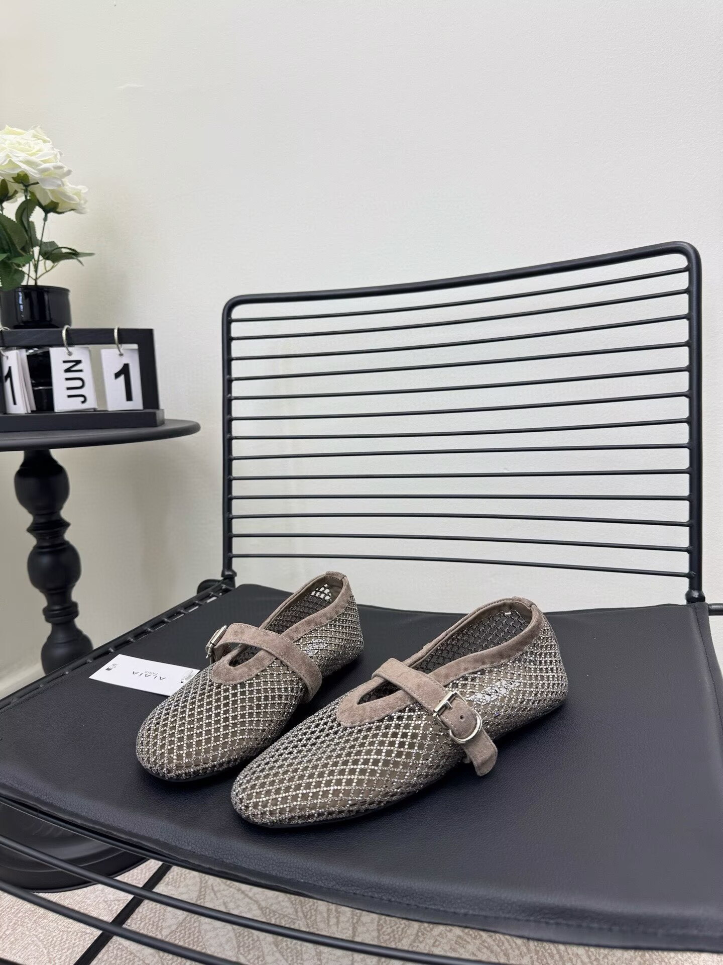 UA A1a1a BALLET FLATS IN FISHNET