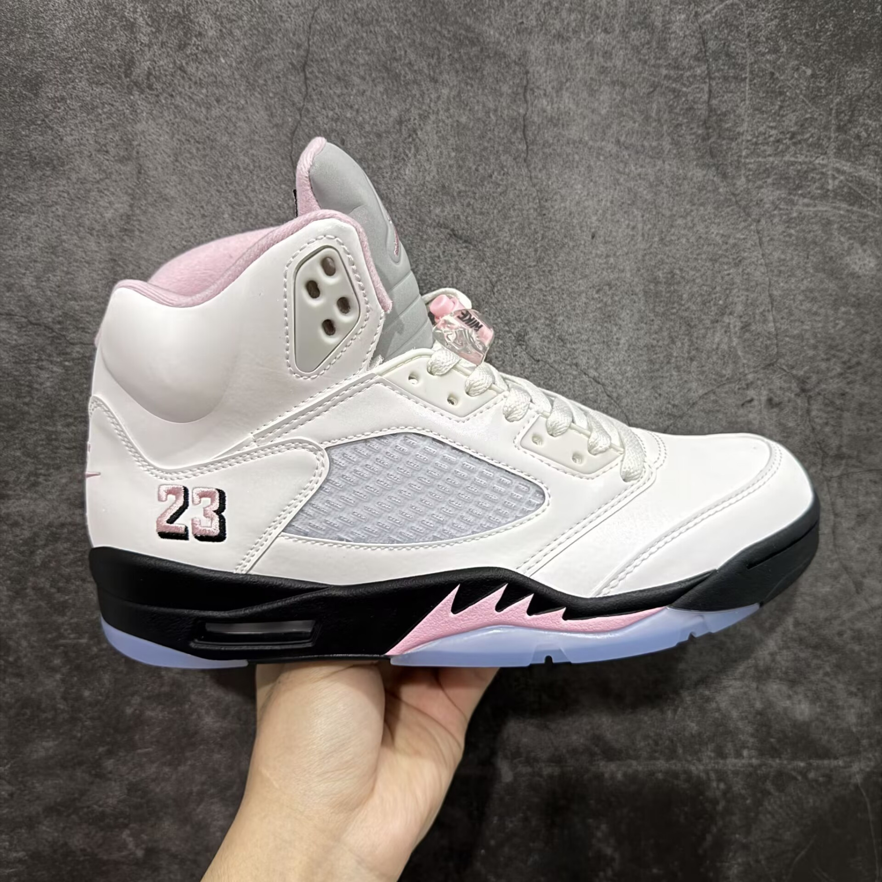 UA AIR Jordan 5 Retro 'Medium Soft Pink'