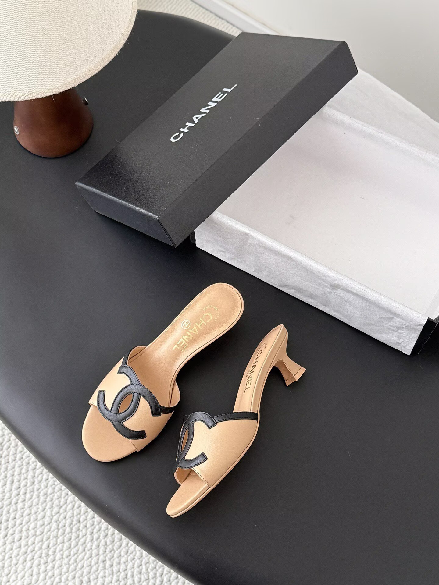 UA Chanel Sandals 4.5cm Heel
