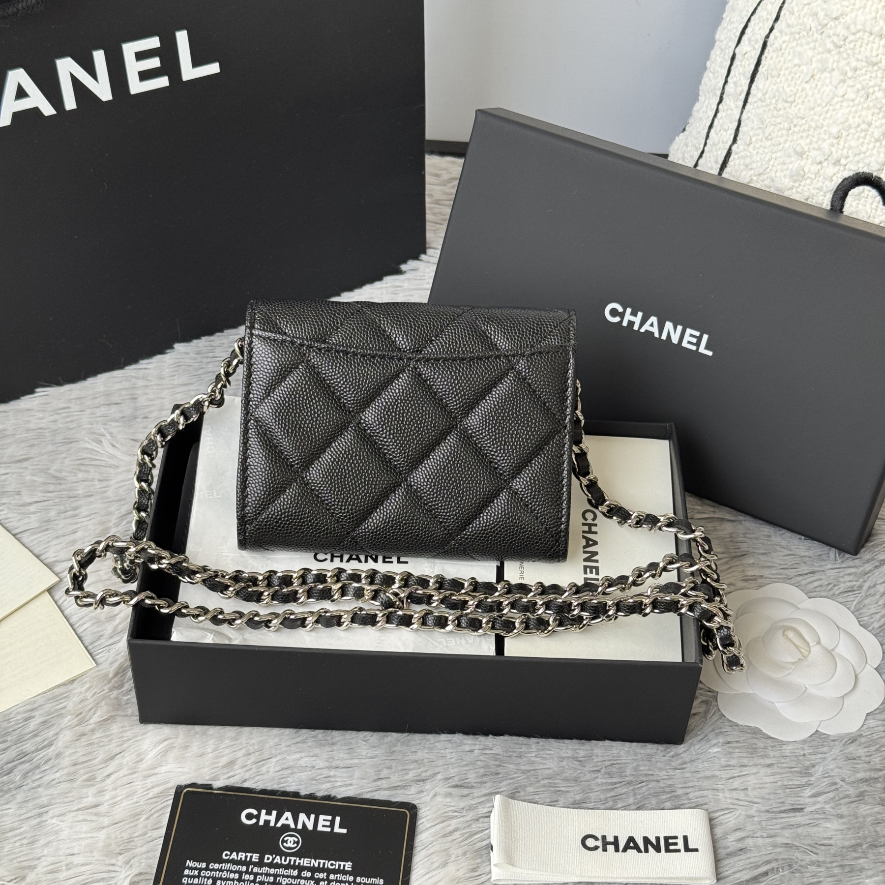 Chanel Wallet on Chain 8.5x12.5x2.5cm