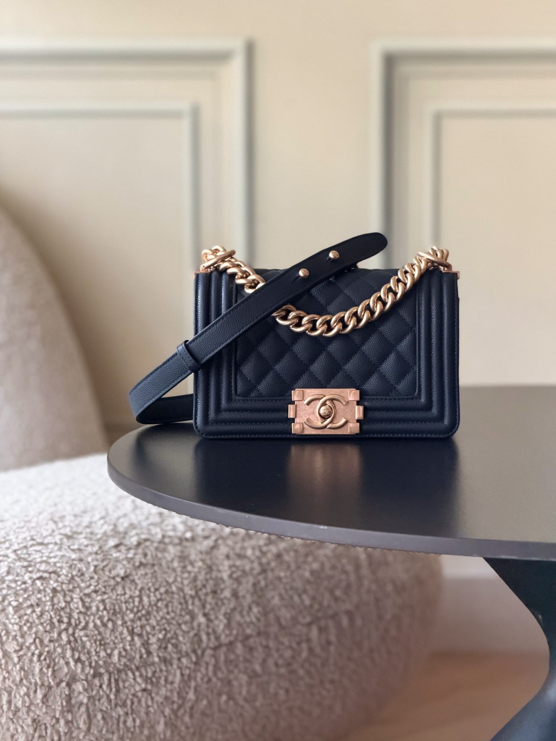 Chanel Boy Handbag 12x20x7cm