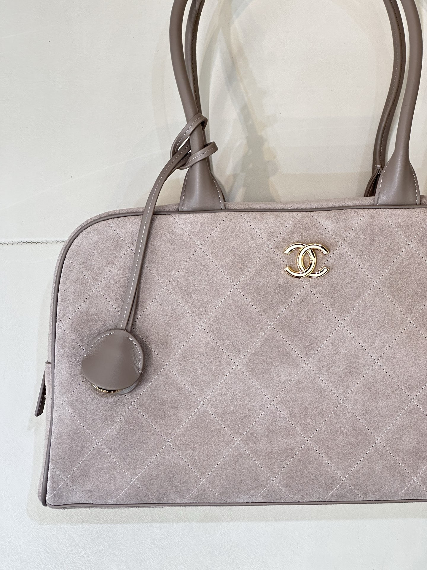 Chanel Bowling Bag 19x35x12.5cm