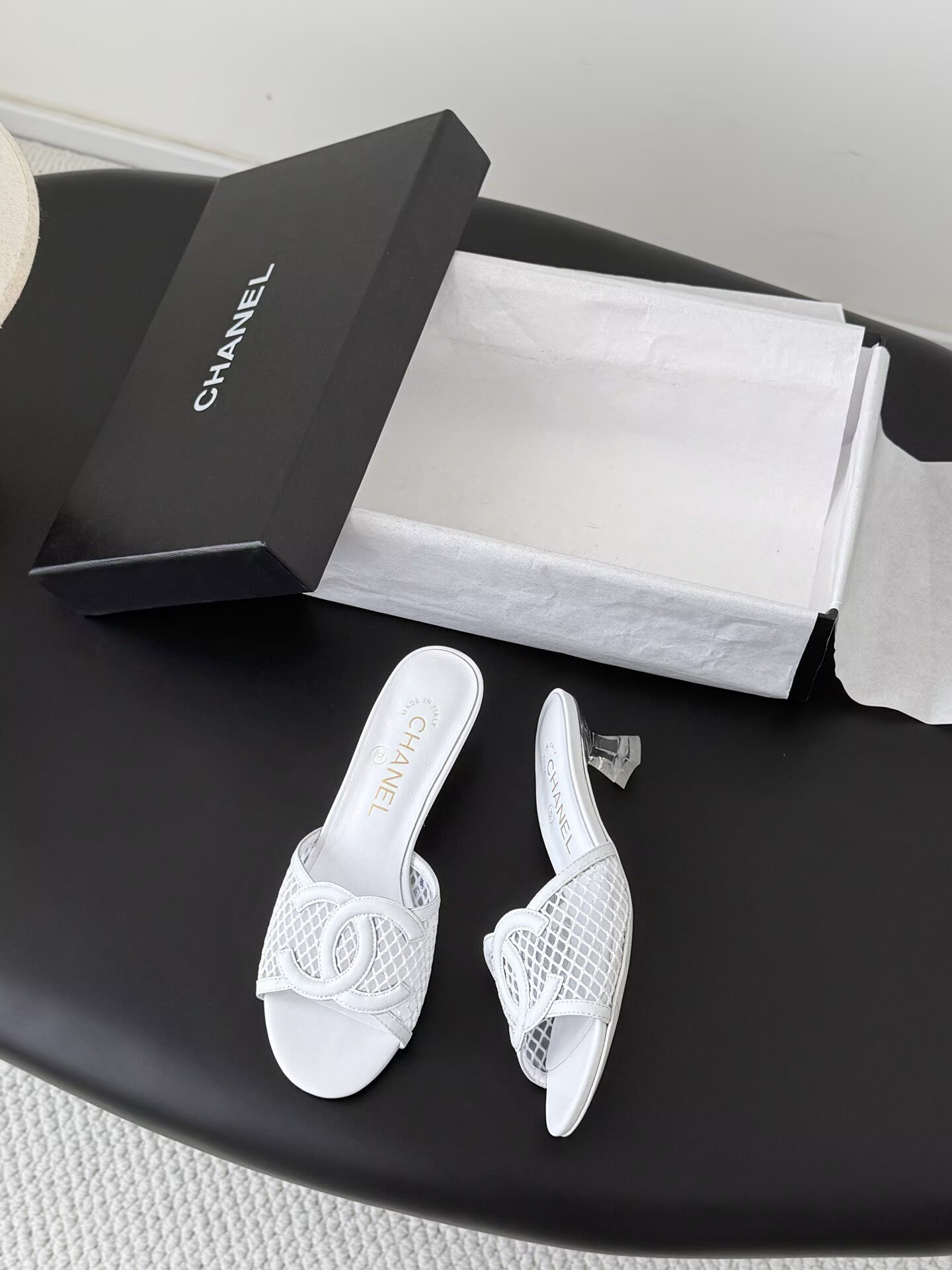 UA Chanel Sandals 4.5cm Heel