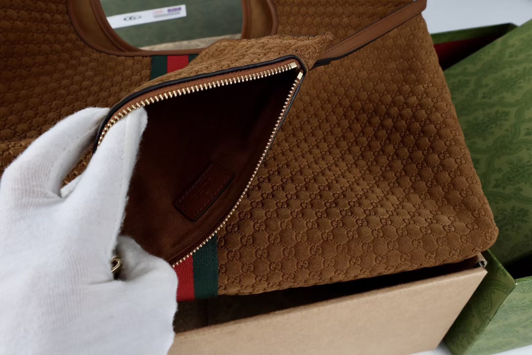Gvc*1 giglio large tote bag 60x47x16cm