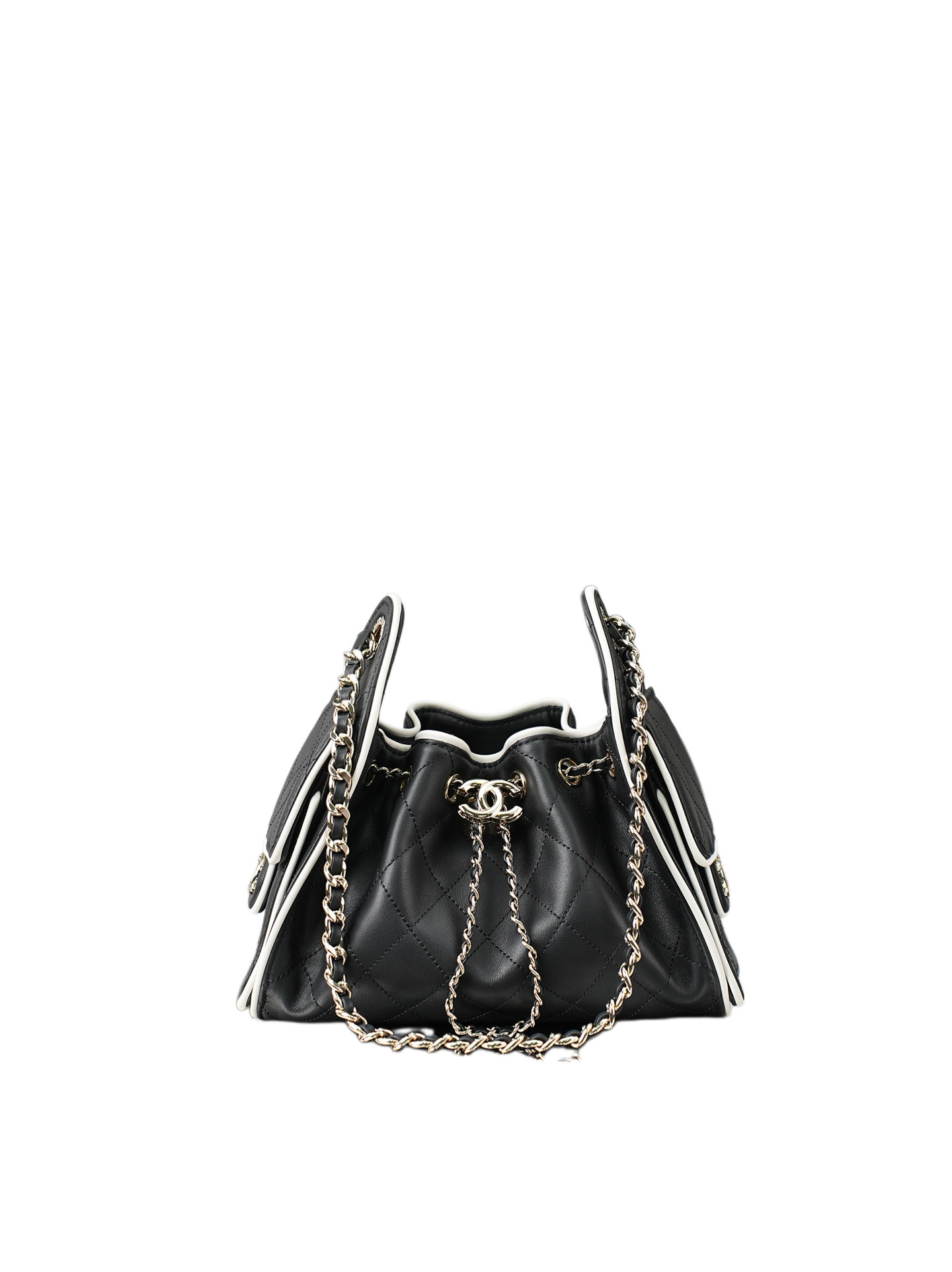 CHANEL 25C Bucket Bag 20x22x12.5cm