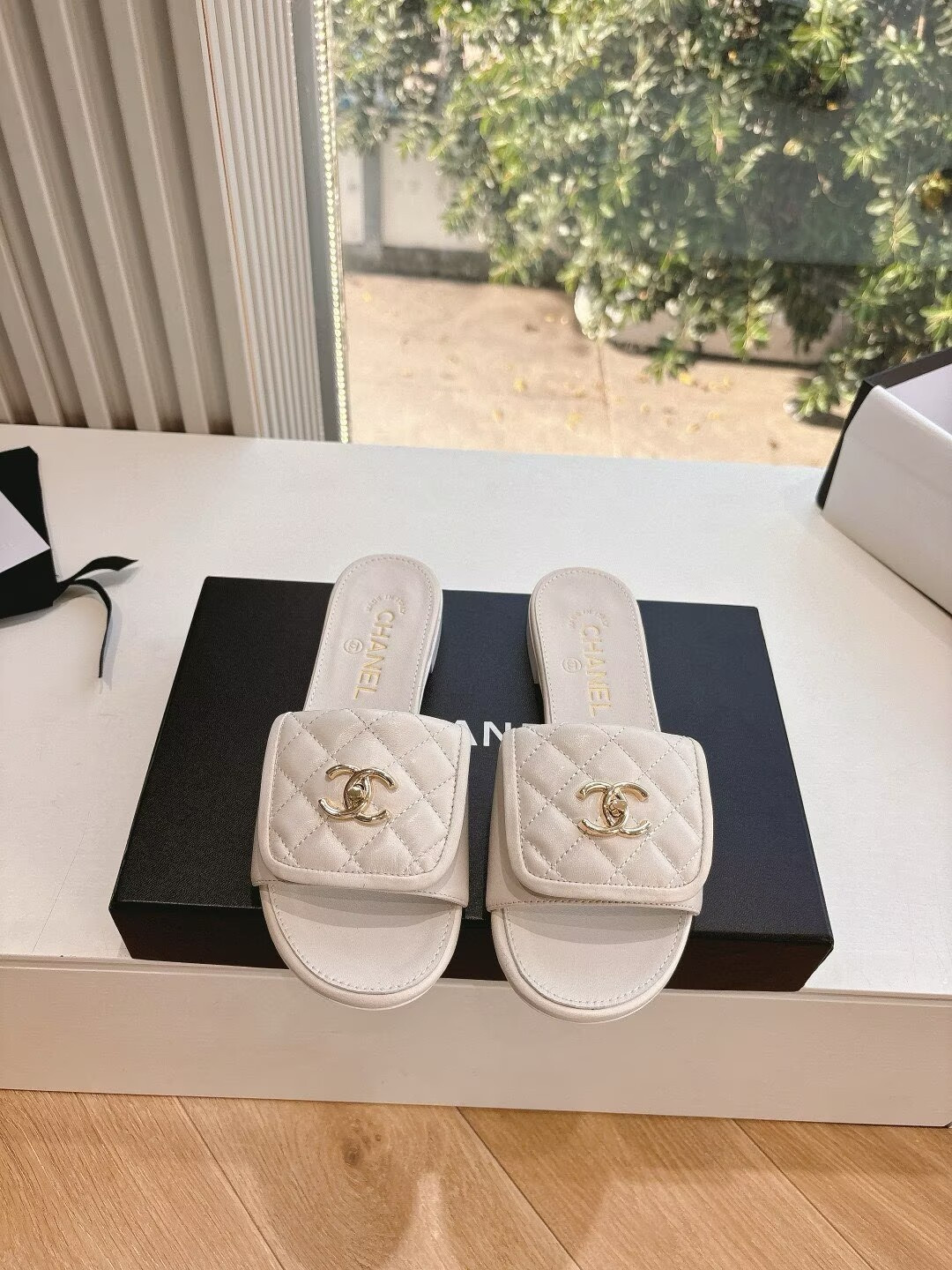 UA Chanel Slippers