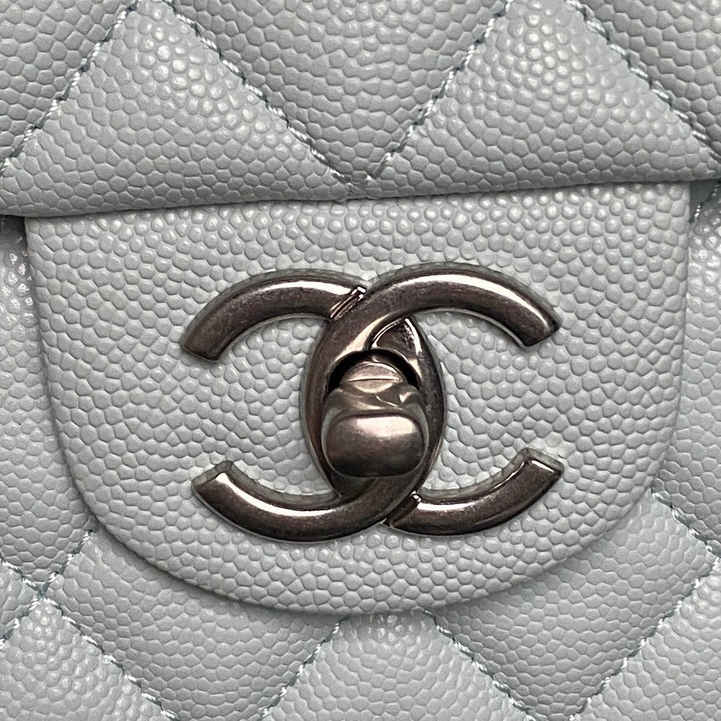 CHANEL FLAP BAG WITH TOP HANDLE AS5702 22.5x13.5x6cm
