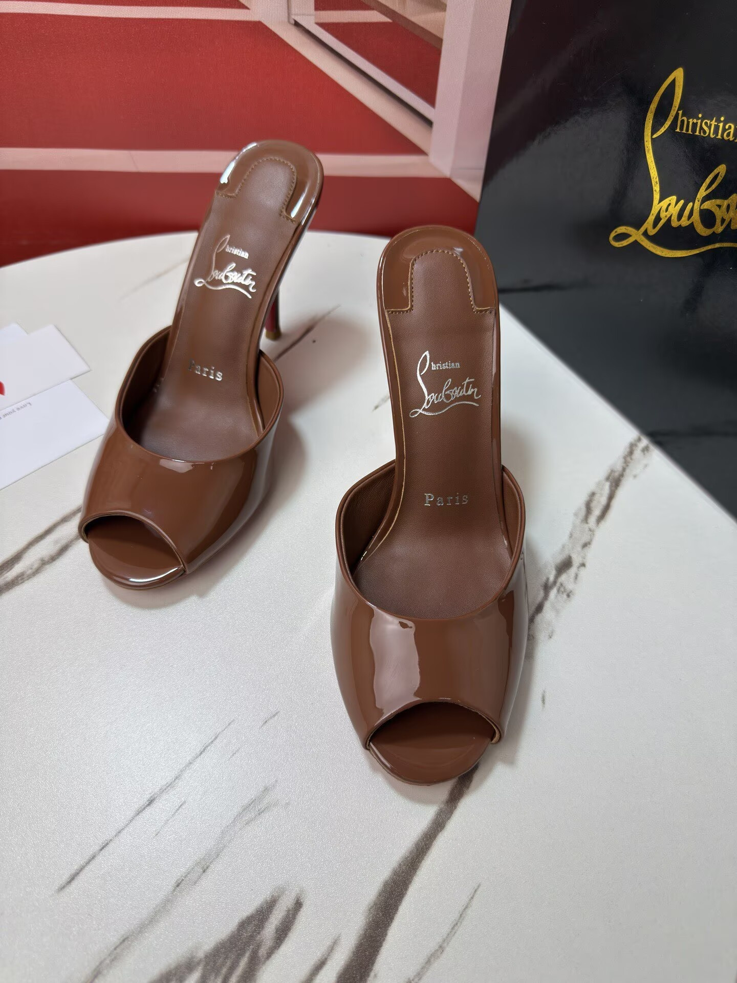 ua Chr1st1an louboutin me dolly mules 10cm heel