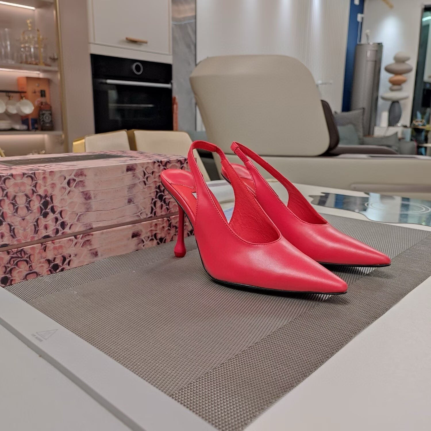 ua J1m*y Ch00 leather pumps 100mm