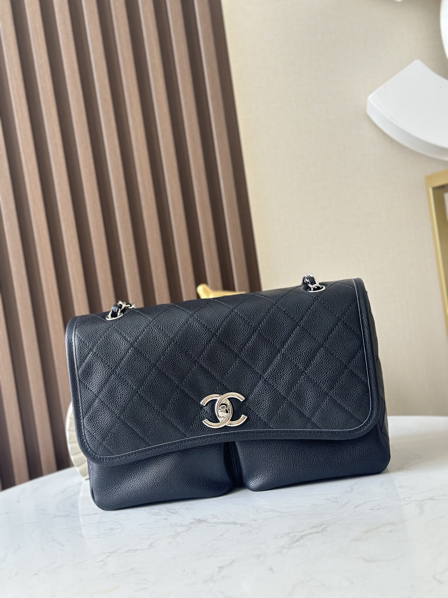 CHANEL Shopping Bag AS3313 34x25x10cm