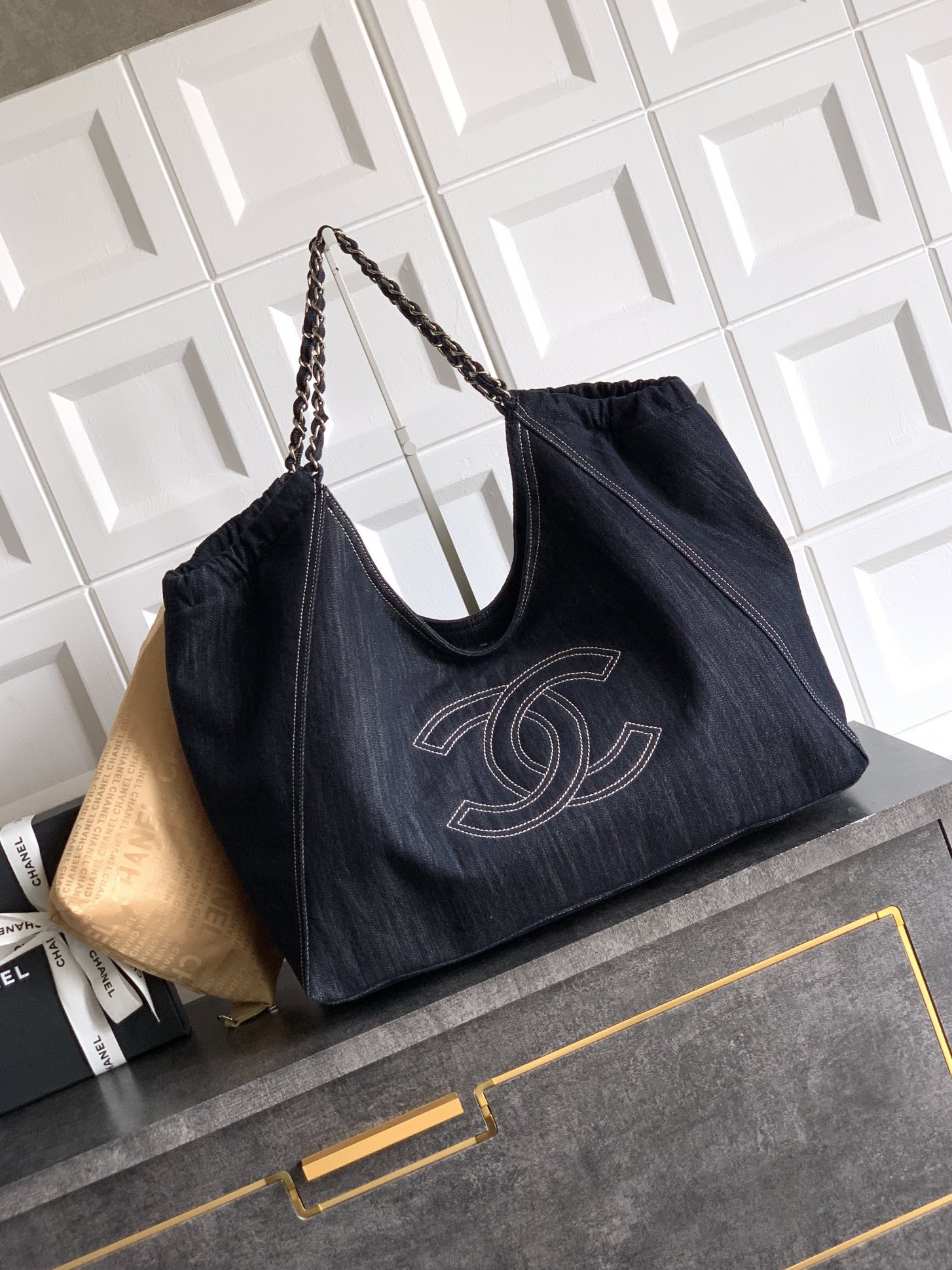 Chanel Tote Shopping Bag 48x35x14cm