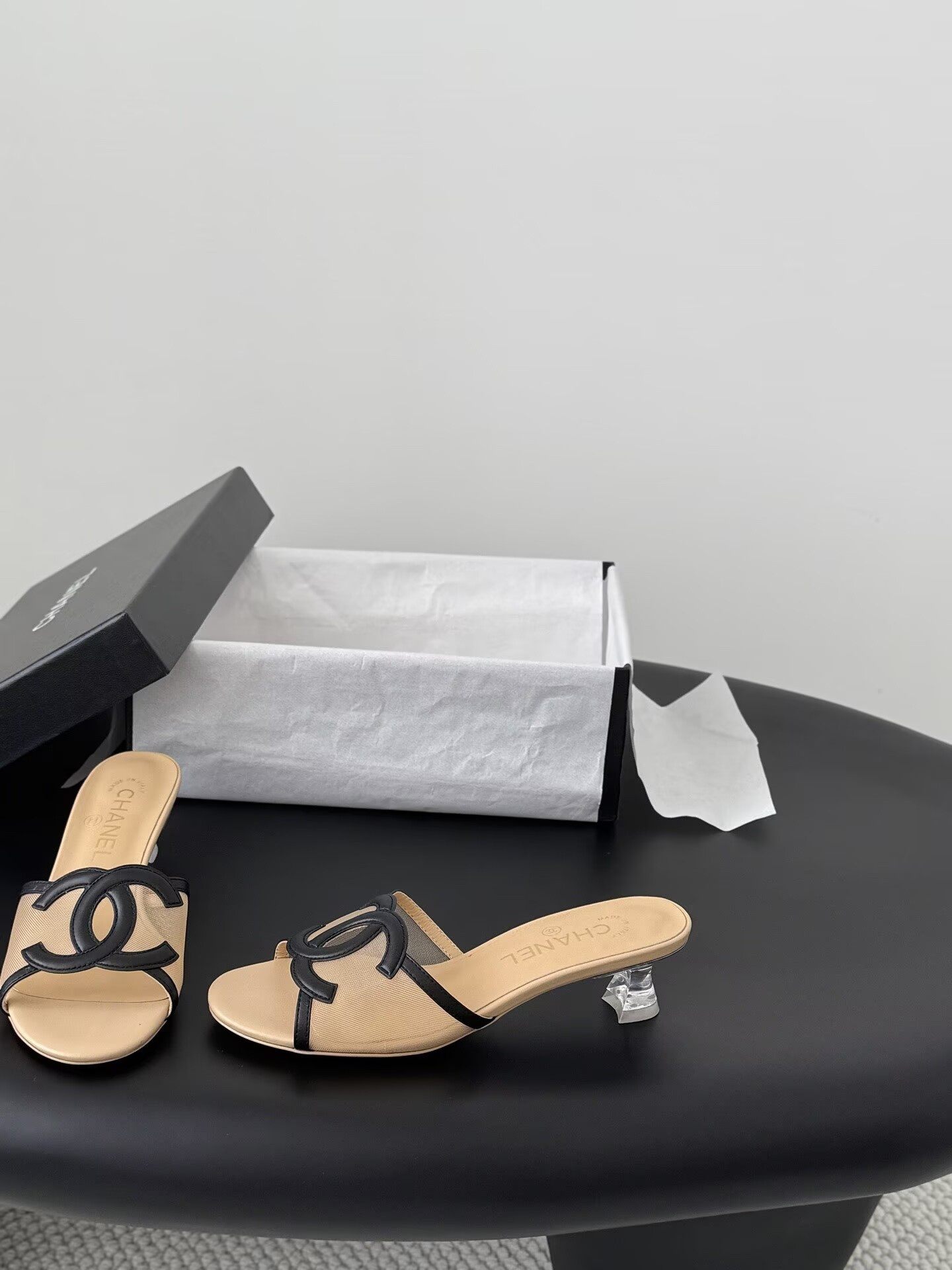 UA Chanel Sandals 4.5cm Heel