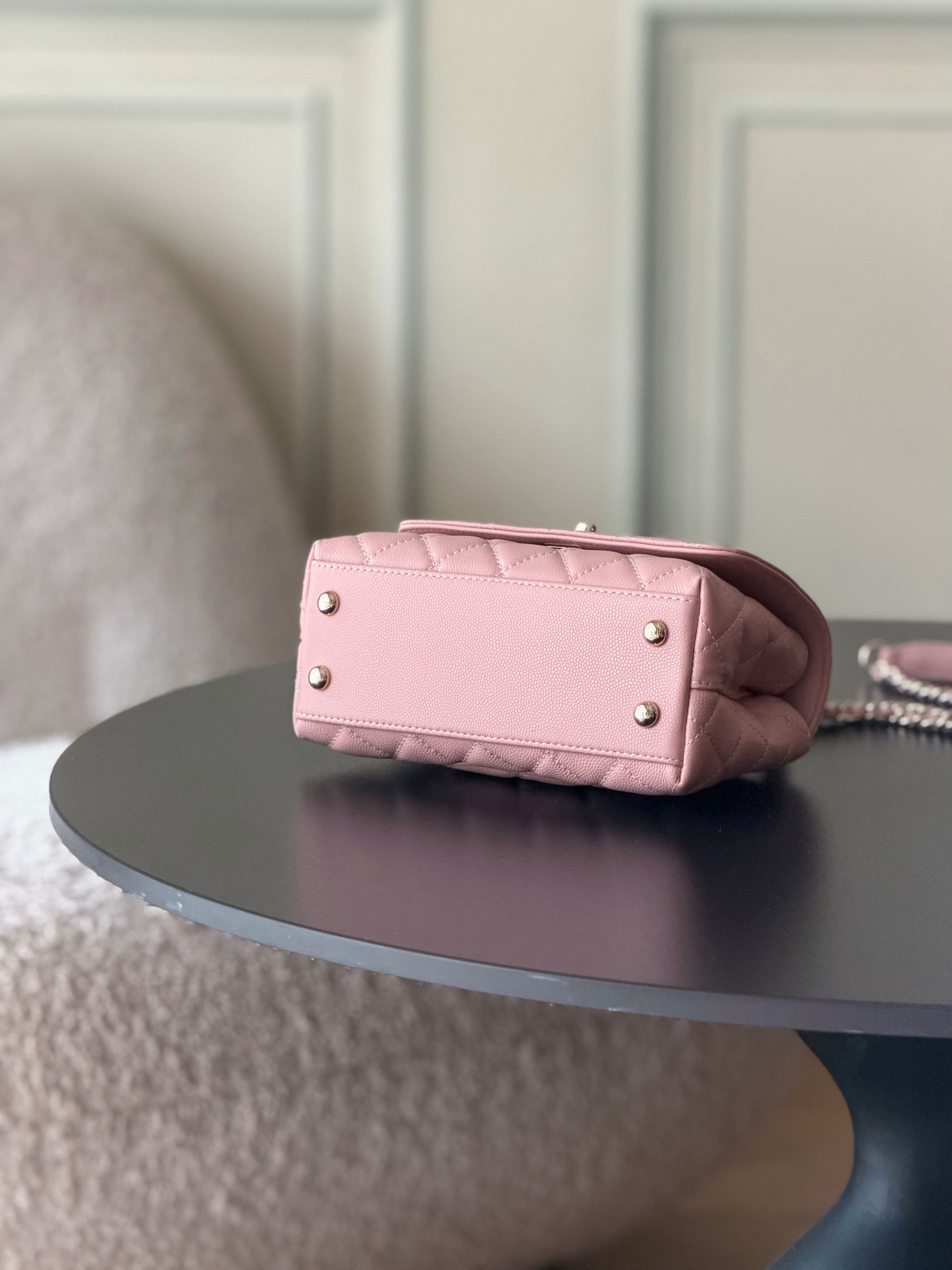 CHANEL mini coco handle 13x19x9cm