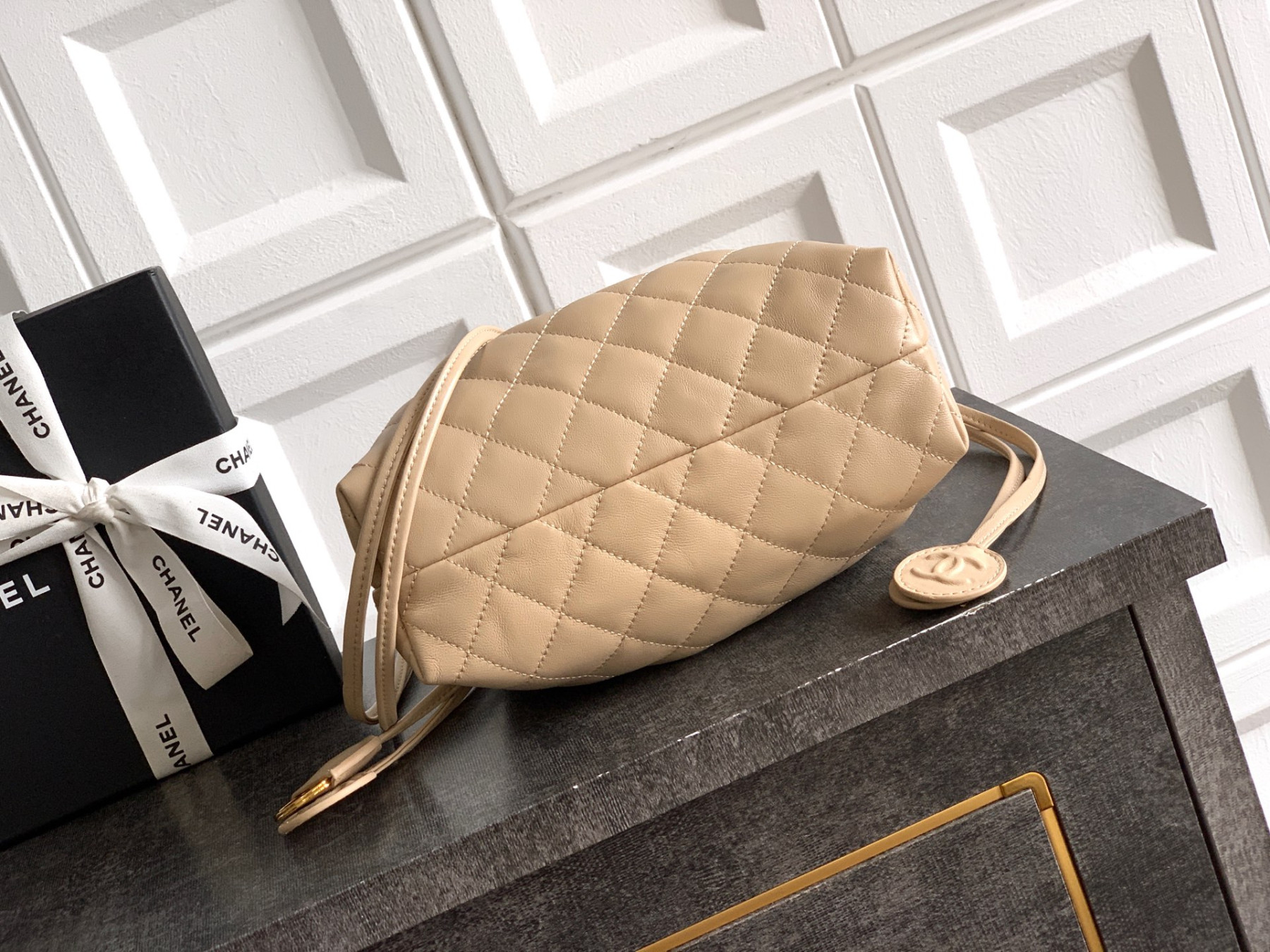 Chanel Clutch with Leather Strap AP5227 17x22x8cm