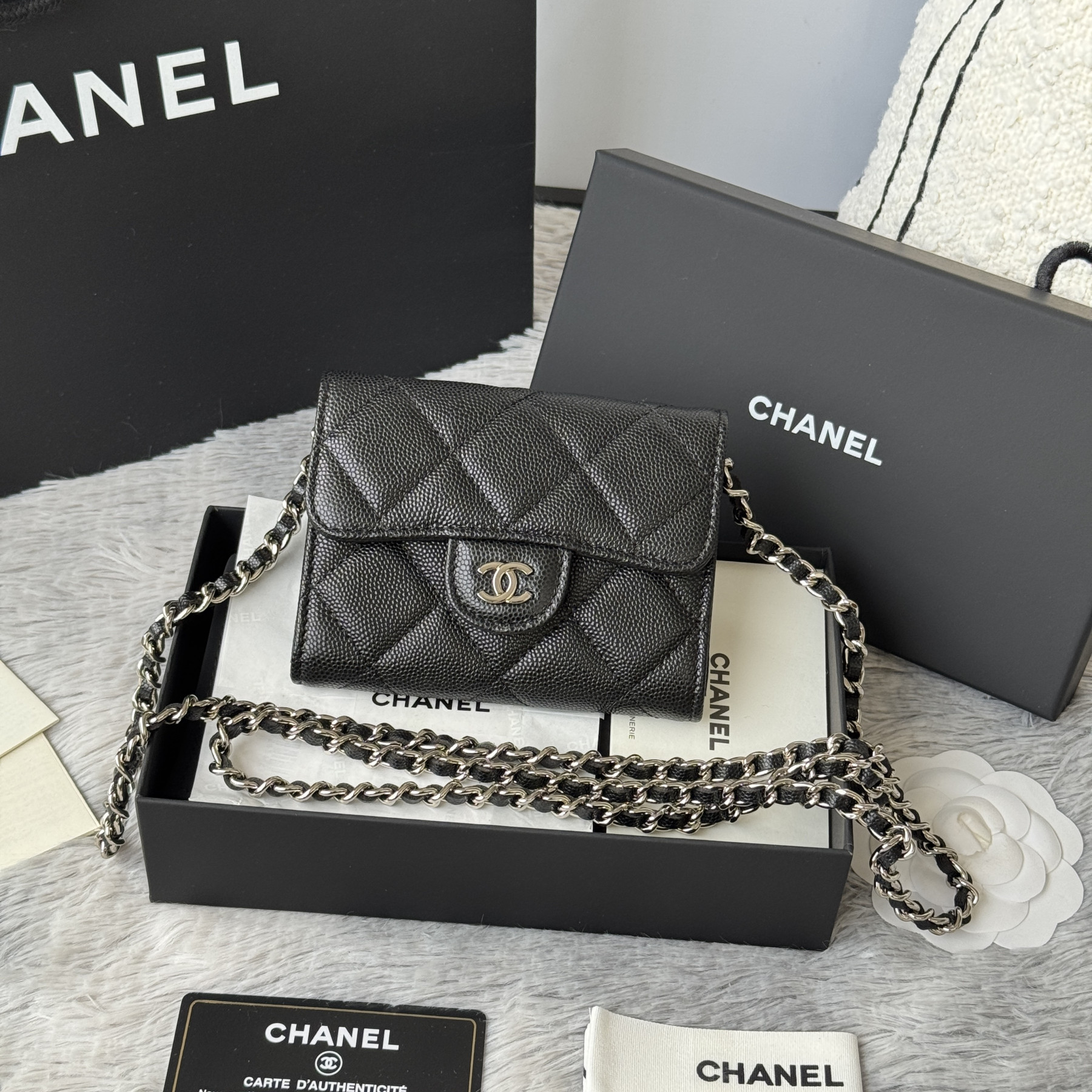 Chanel Wallet on Chain 8.5x12.5x2.5cm